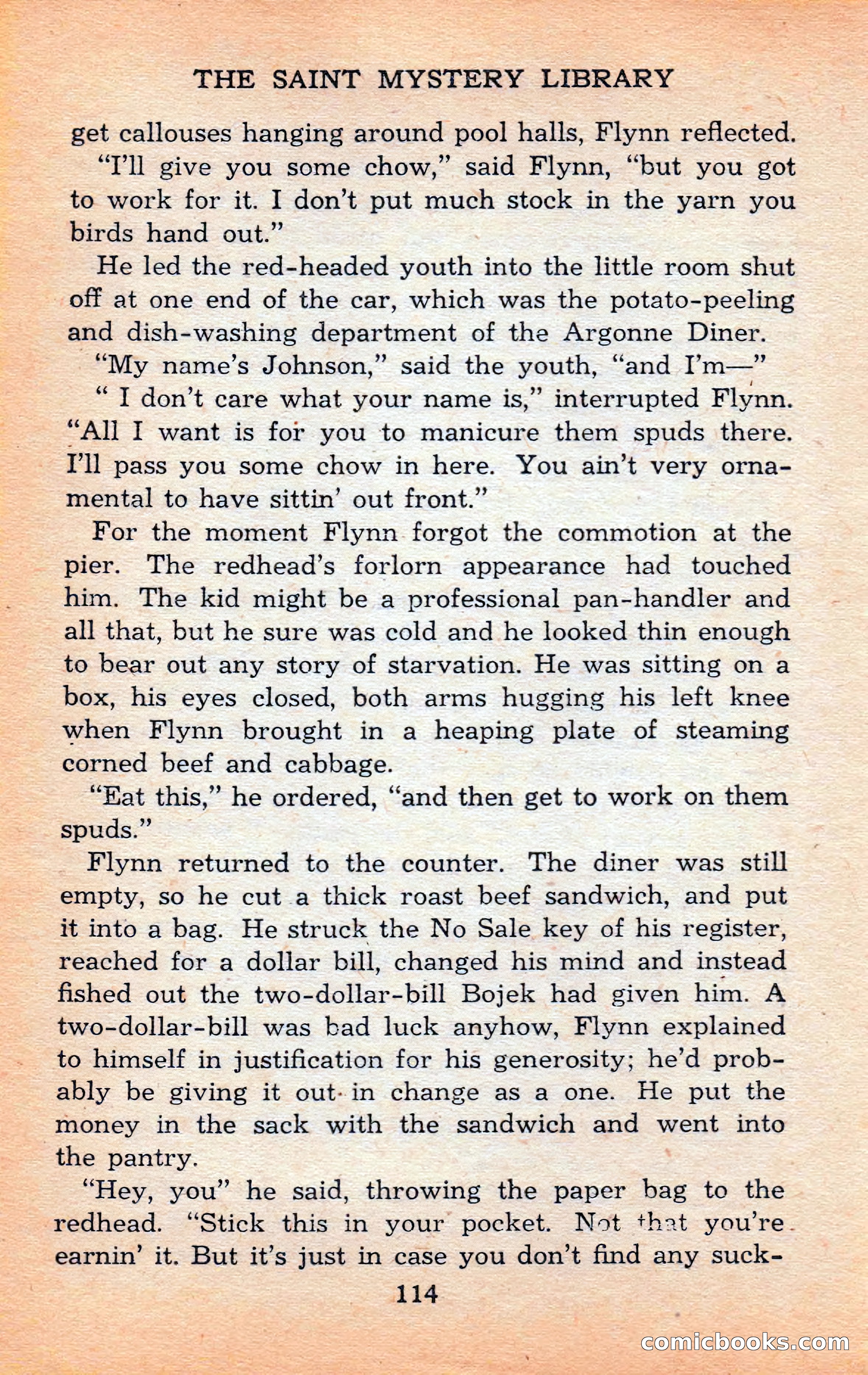 The Saint Mystery Library #120 — page 116 of 164