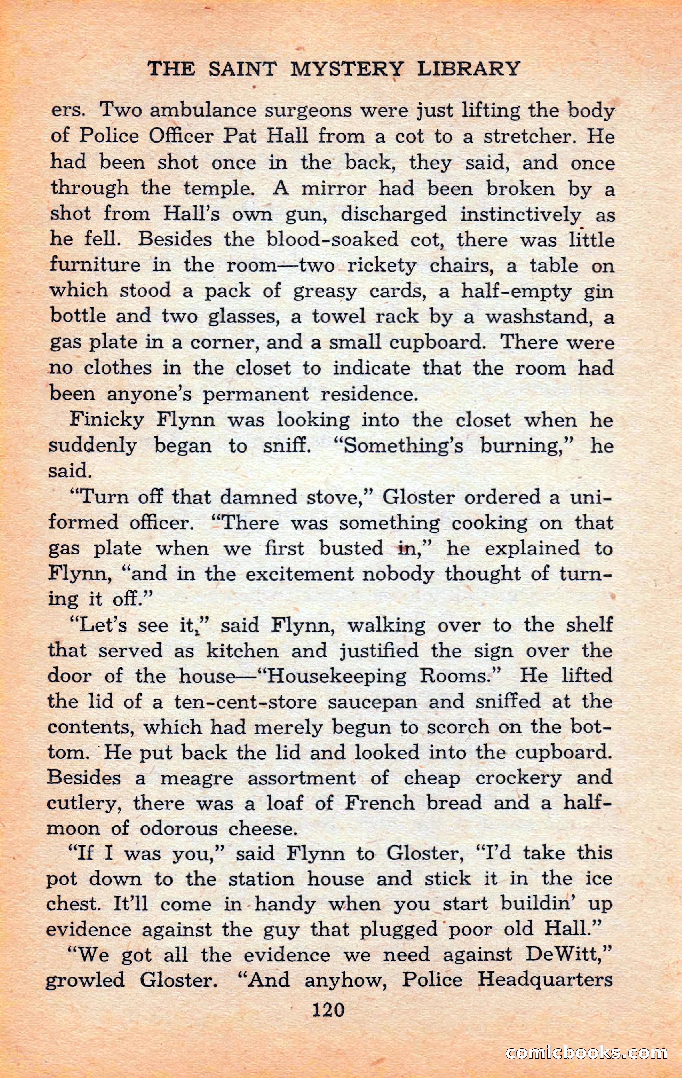 The Saint Mystery Library #120 — page 122 of 164