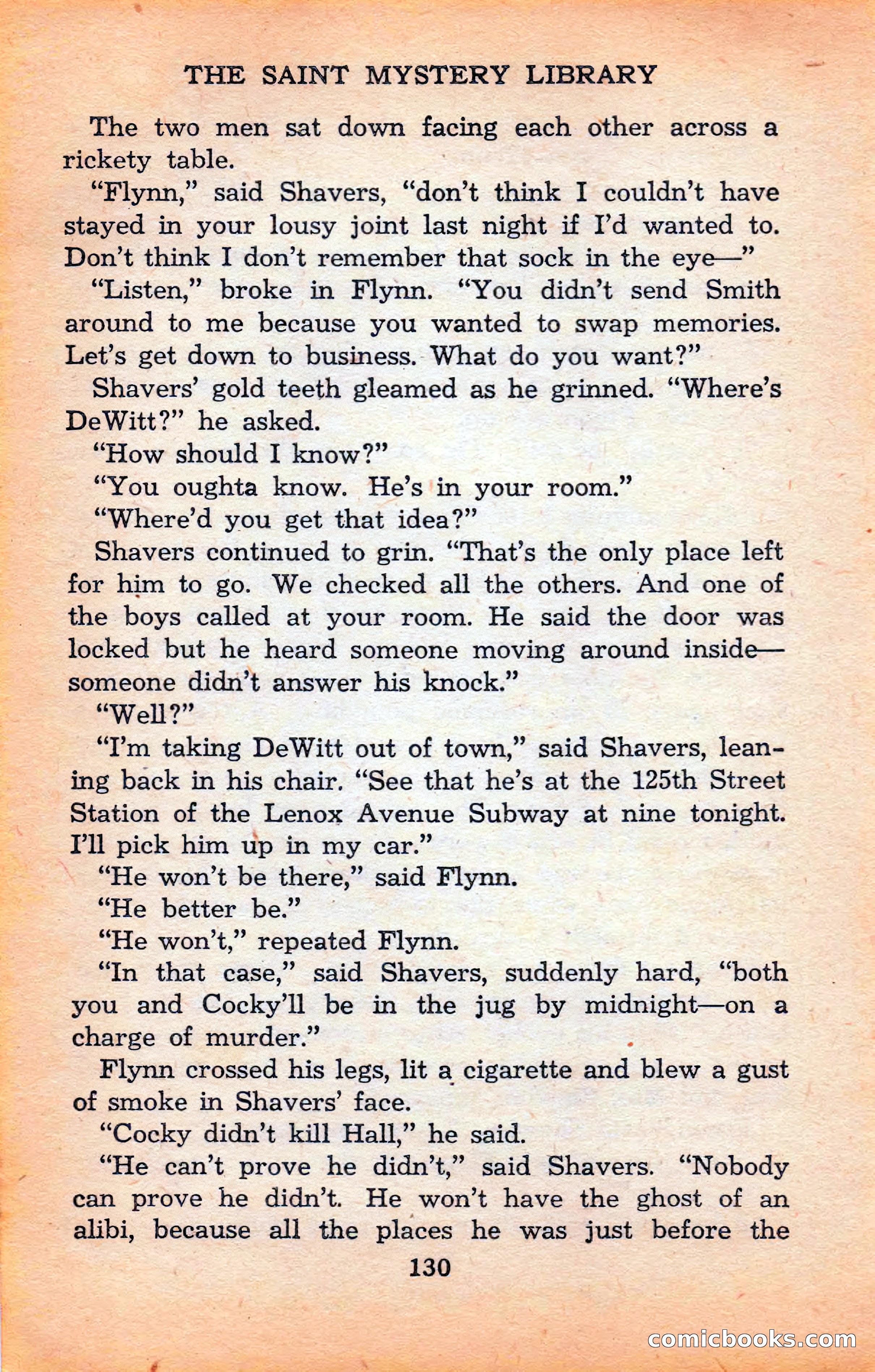 The Saint Mystery Library #120 — page 132 of 164