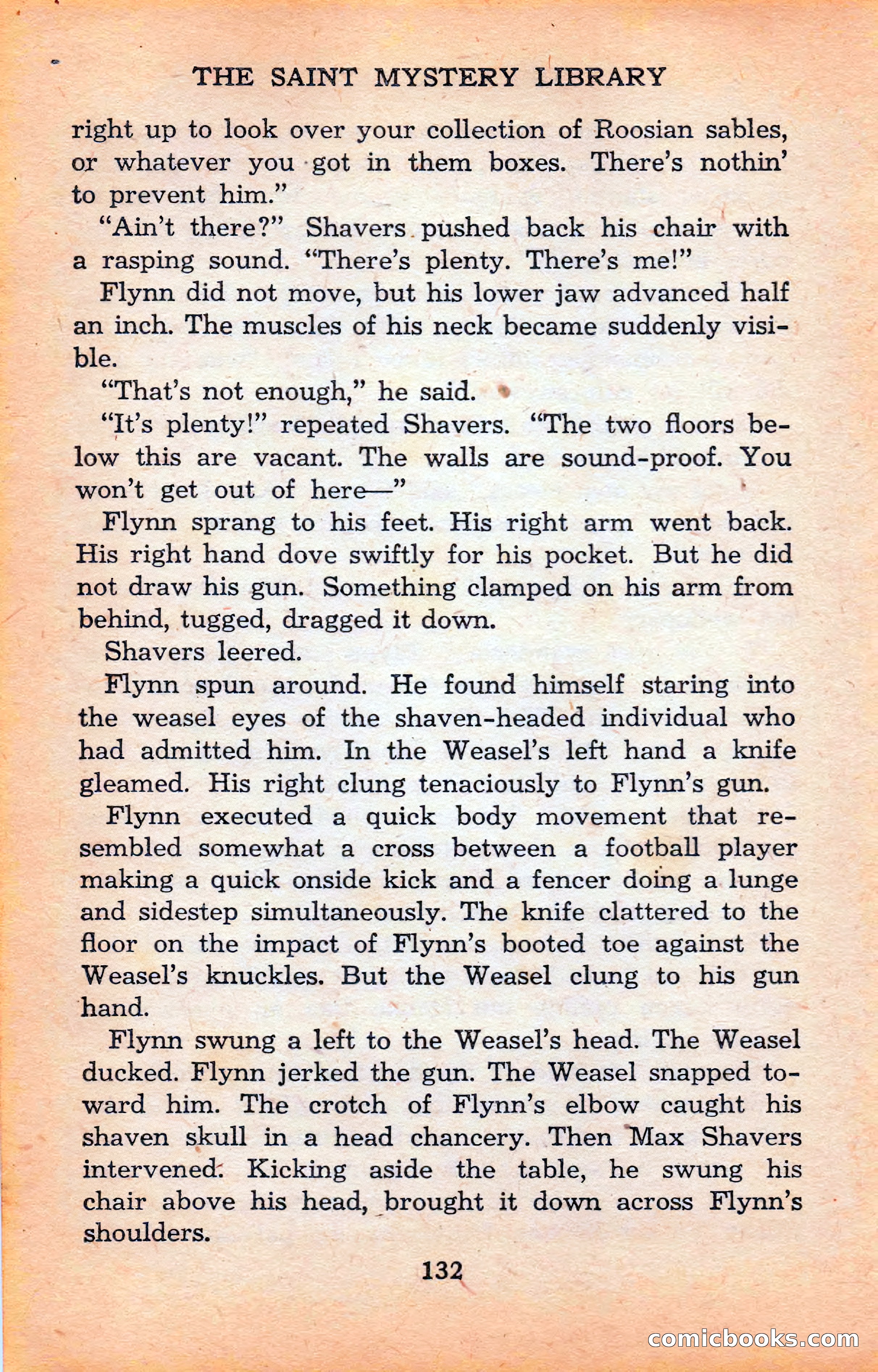 The Saint Mystery Library #120 — page 134 of 164