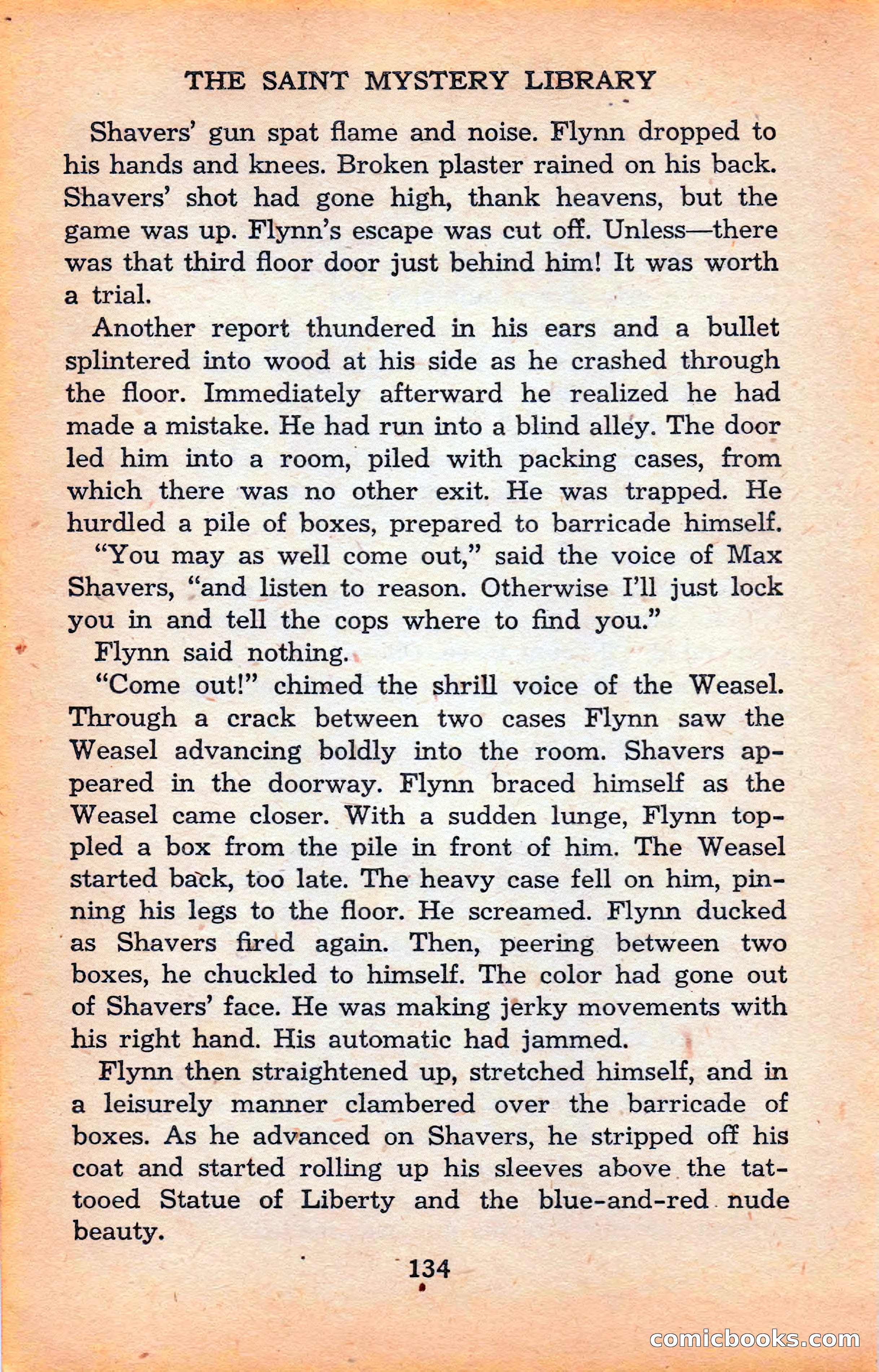 The Saint Mystery Library #120 — page 136 of 164