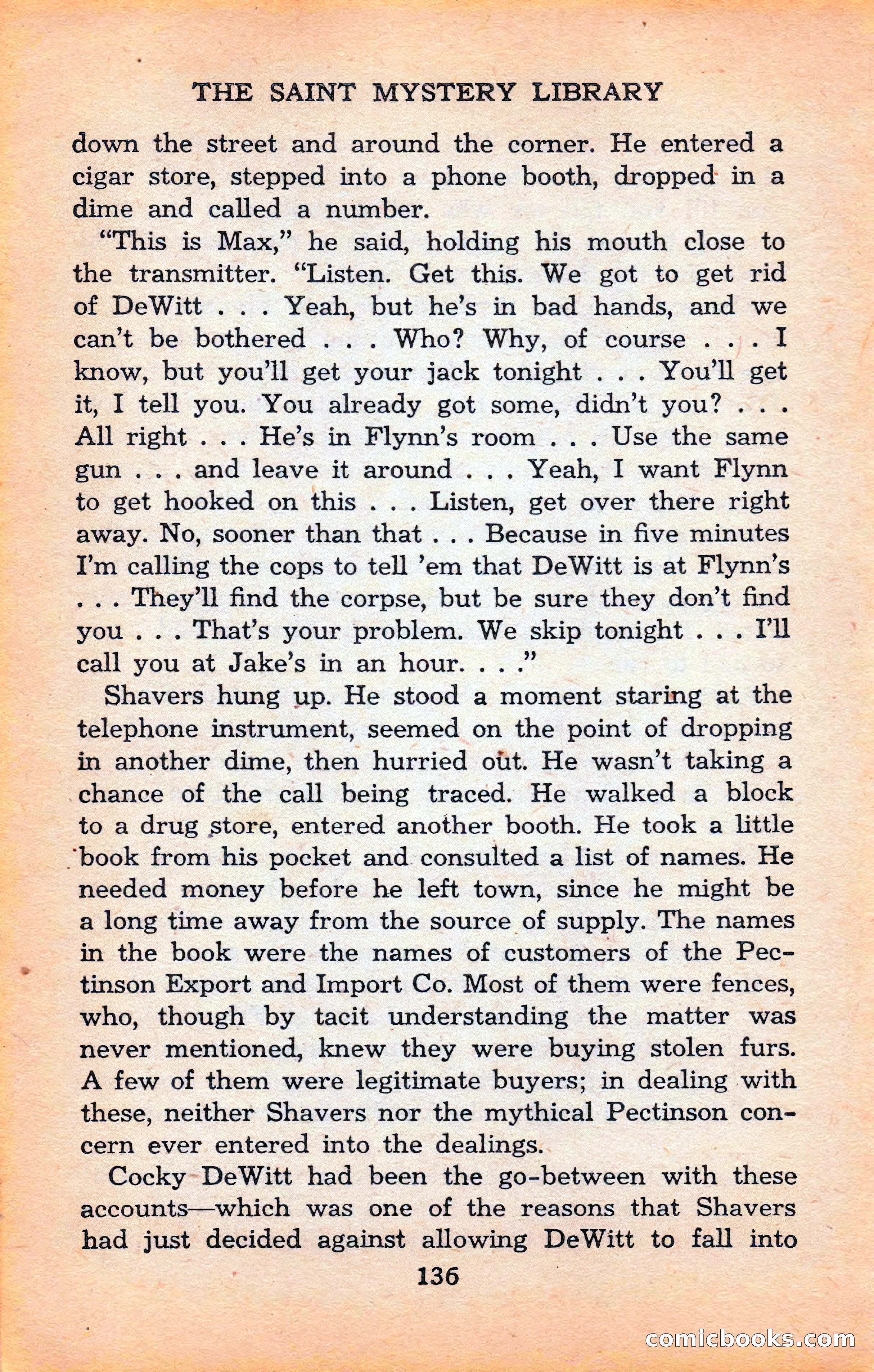 The Saint Mystery Library #120 — page 138 of 164