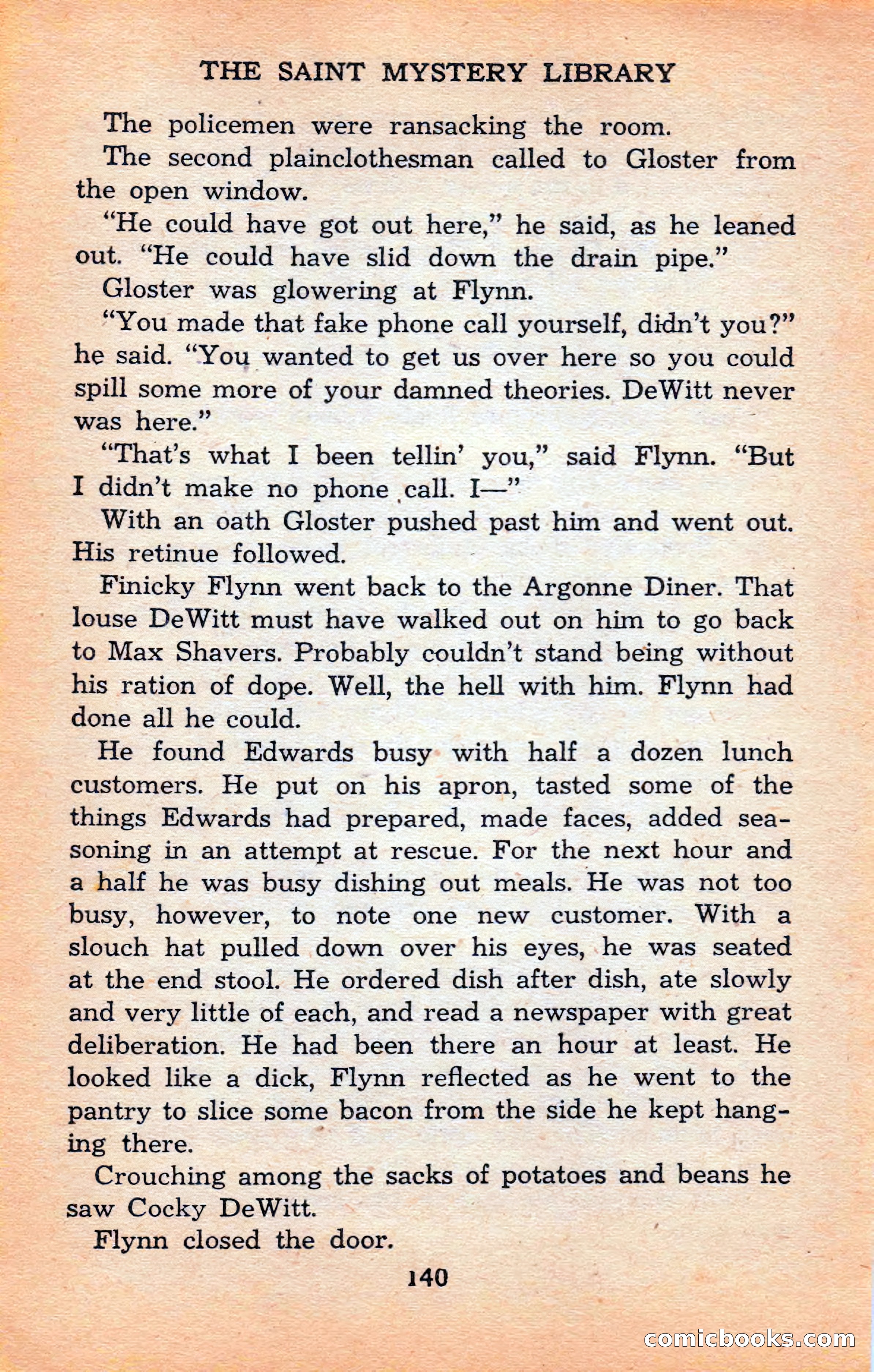 The Saint Mystery Library #120 — page 142 of 164