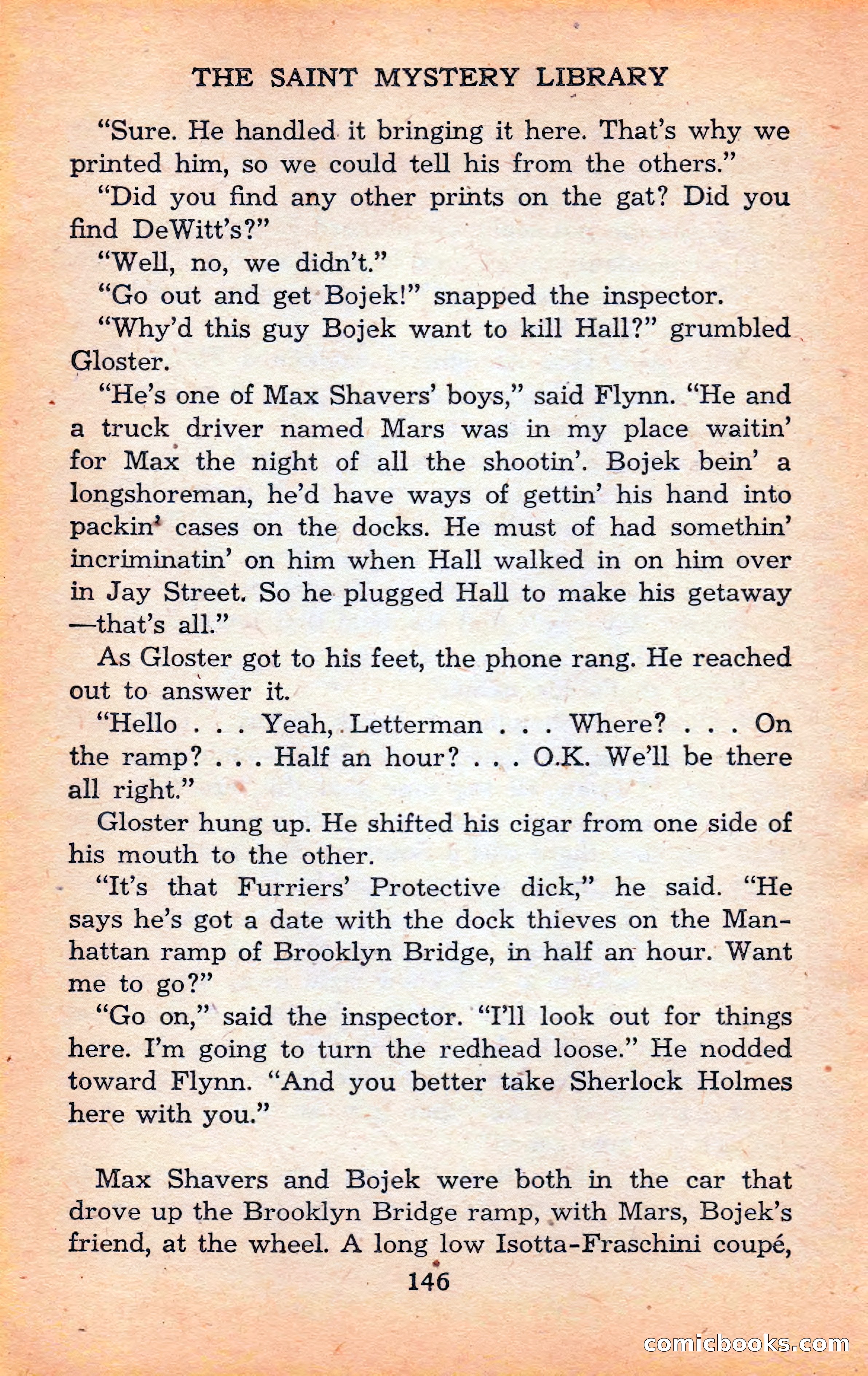The Saint Mystery Library #120 — page 148 of 164