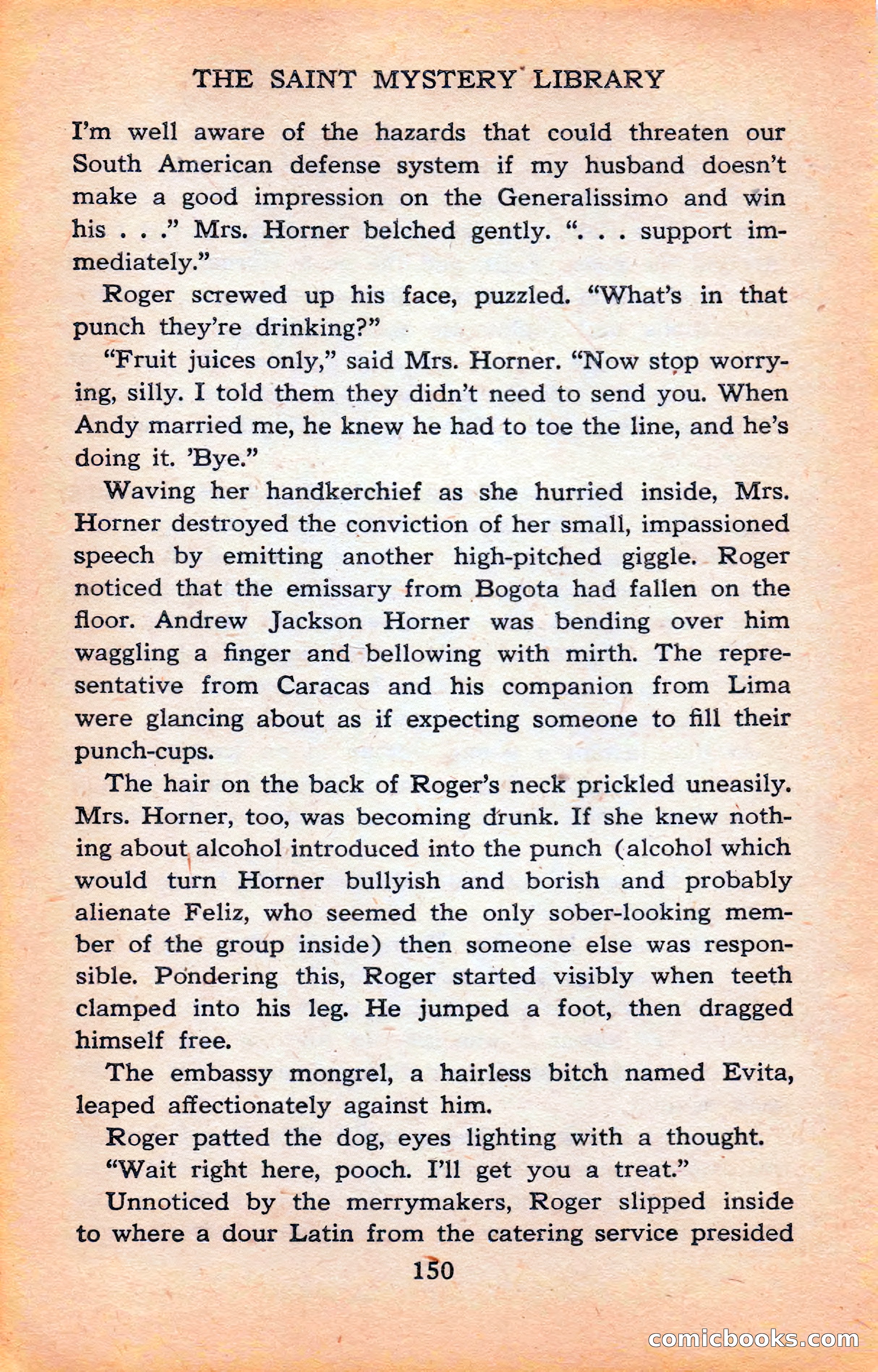 The Saint Mystery Library #120 — page 152 of 164