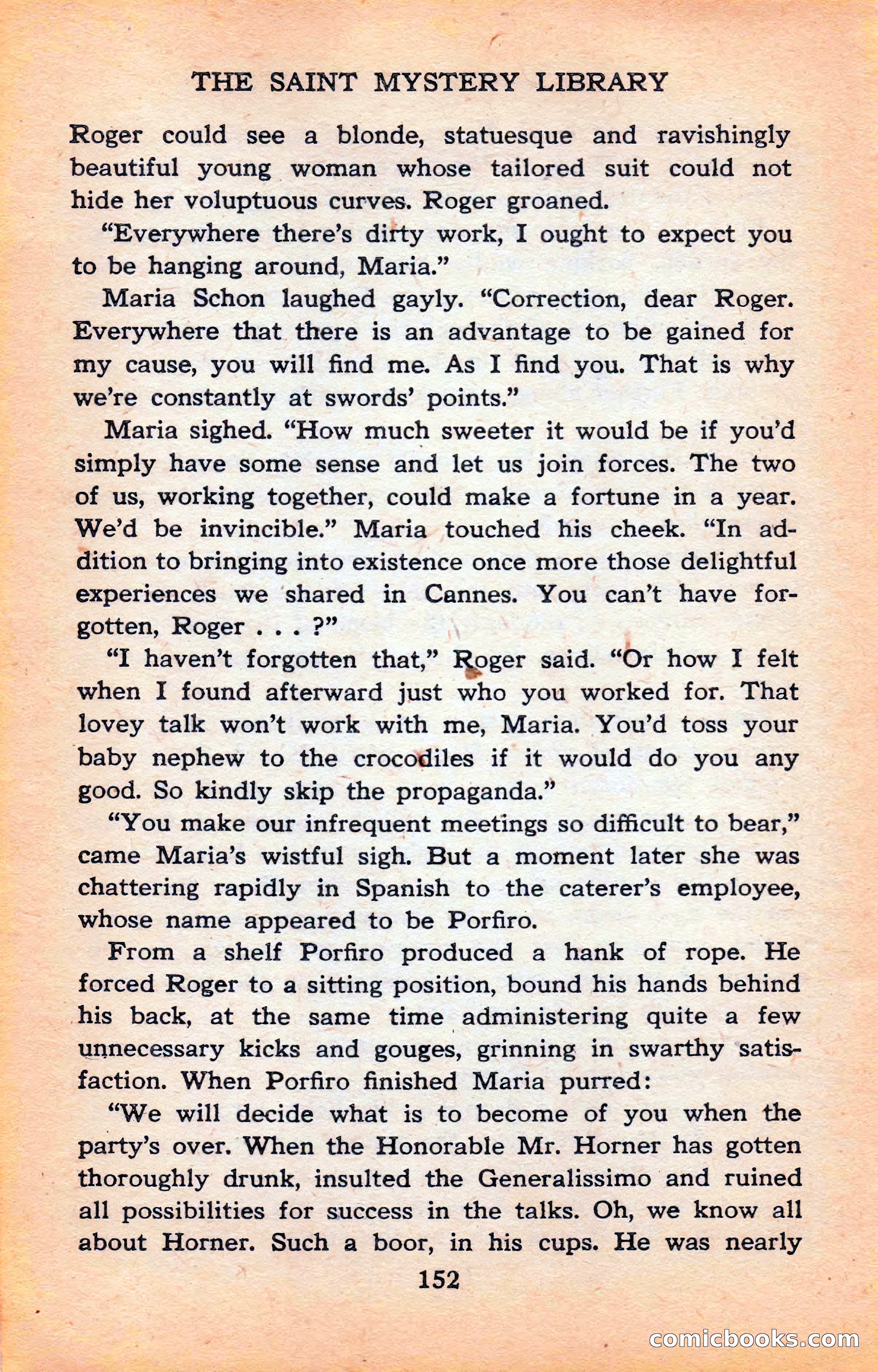 The Saint Mystery Library #120 — page 154 of 164