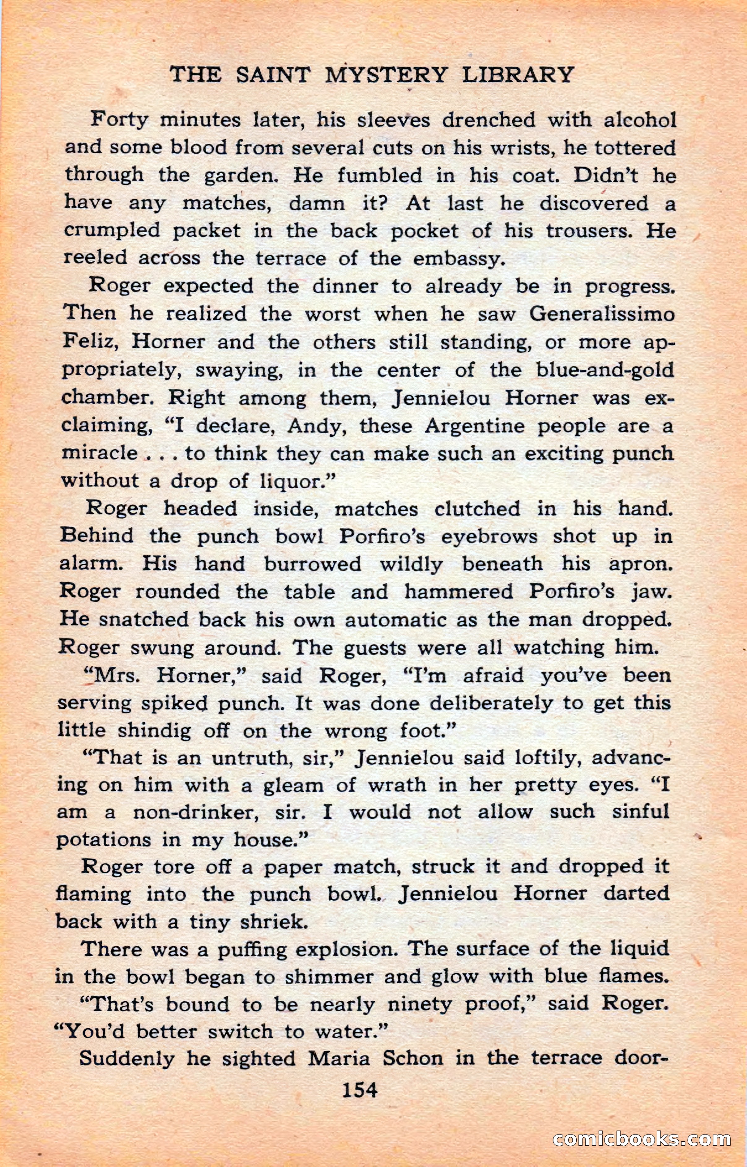 The Saint Mystery Library #120 — page 156 of 164
