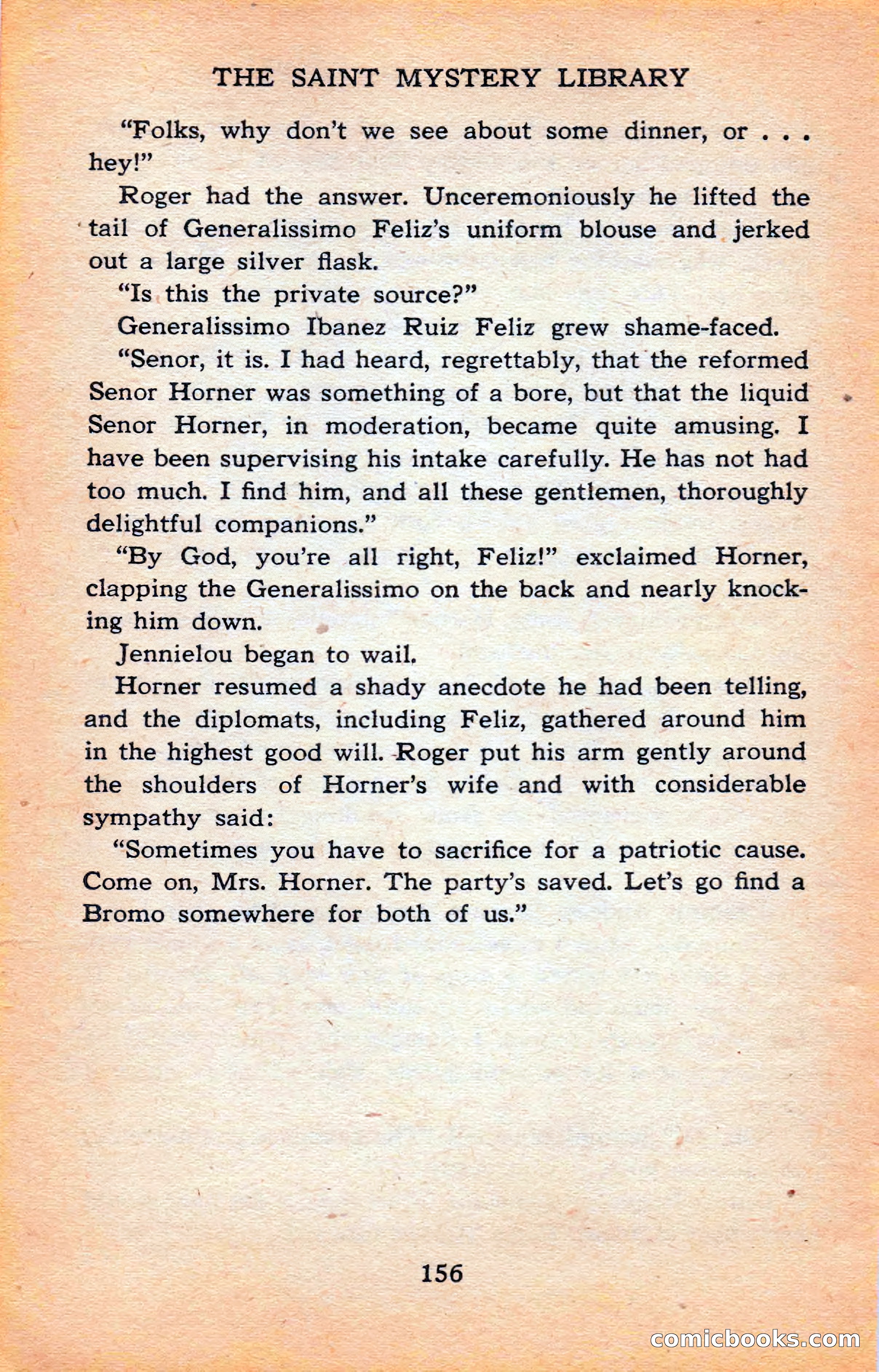 The Saint Mystery Library #120 — page 158 of 164