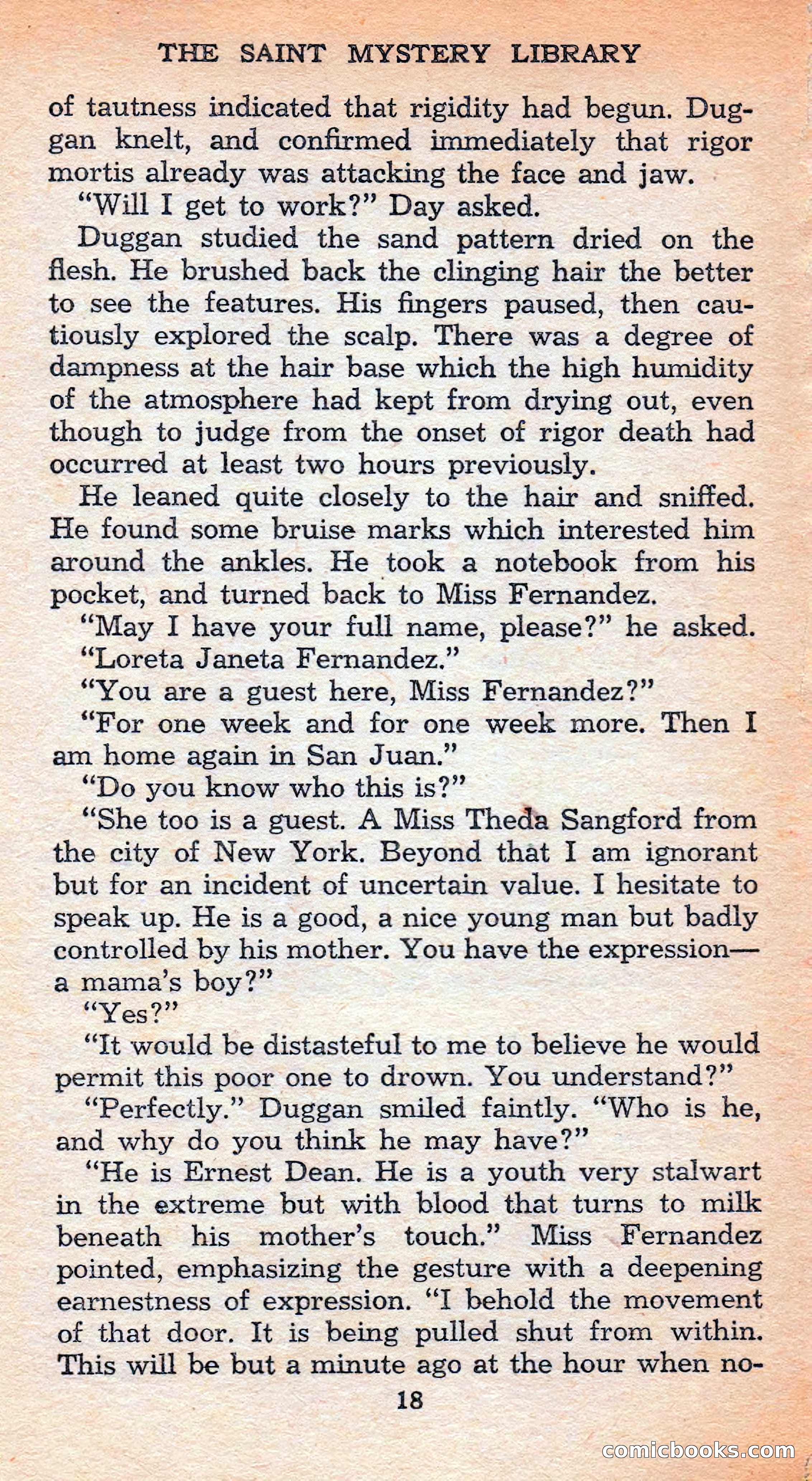 The Saint Mystery Library #128 — page 20 of 164