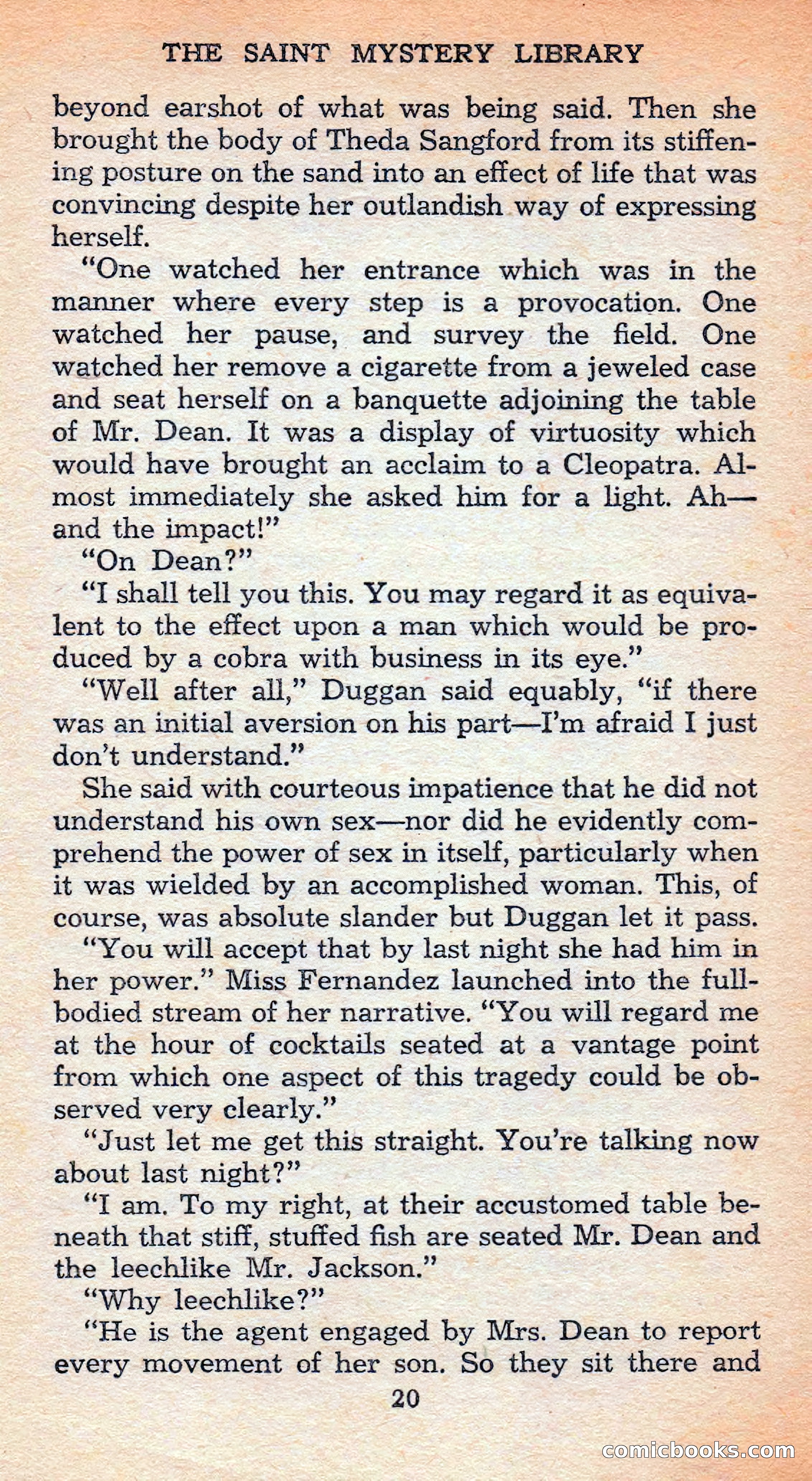 The Saint Mystery Library #128 — page 22 of 164
