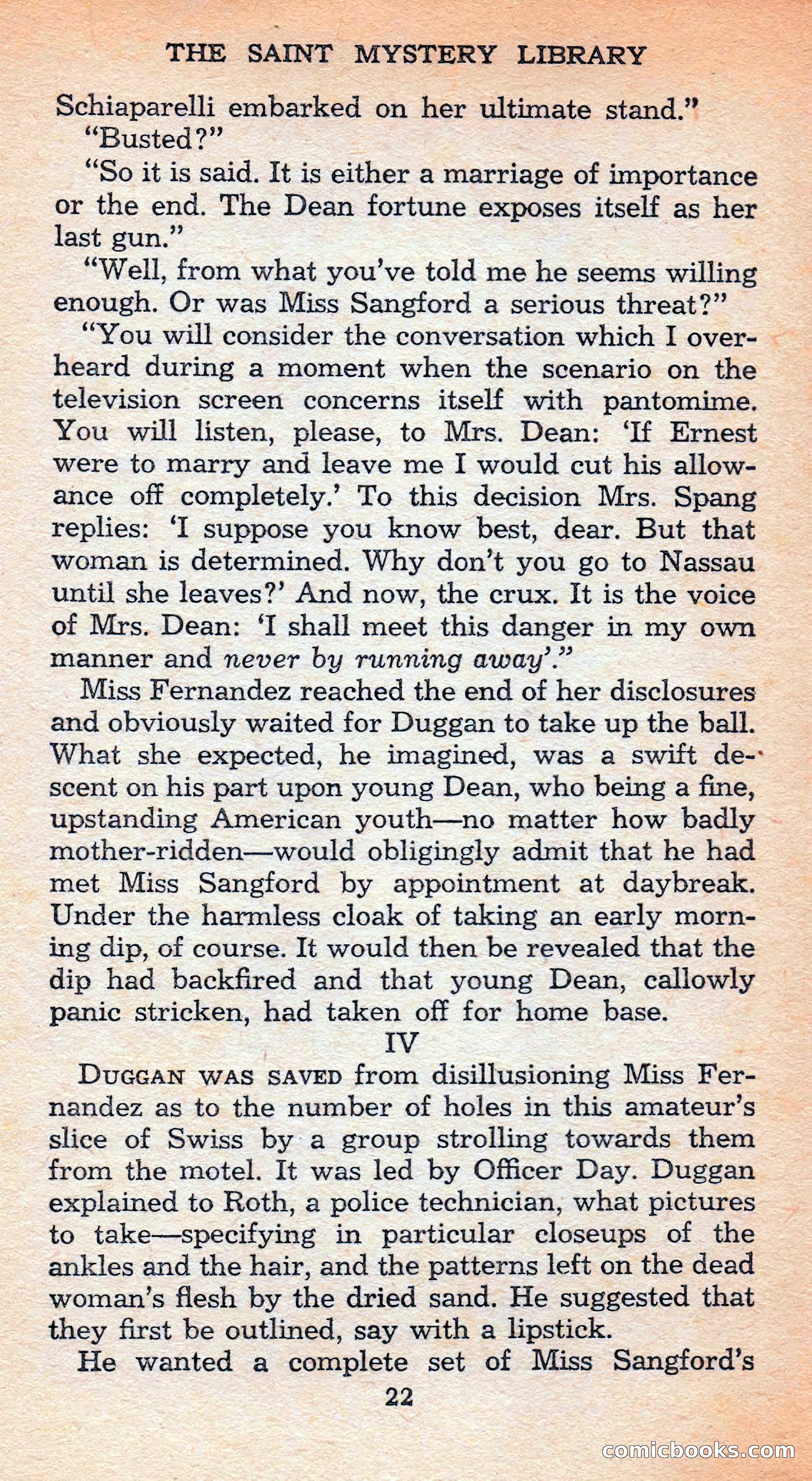The Saint Mystery Library #128 — page 24 of 164