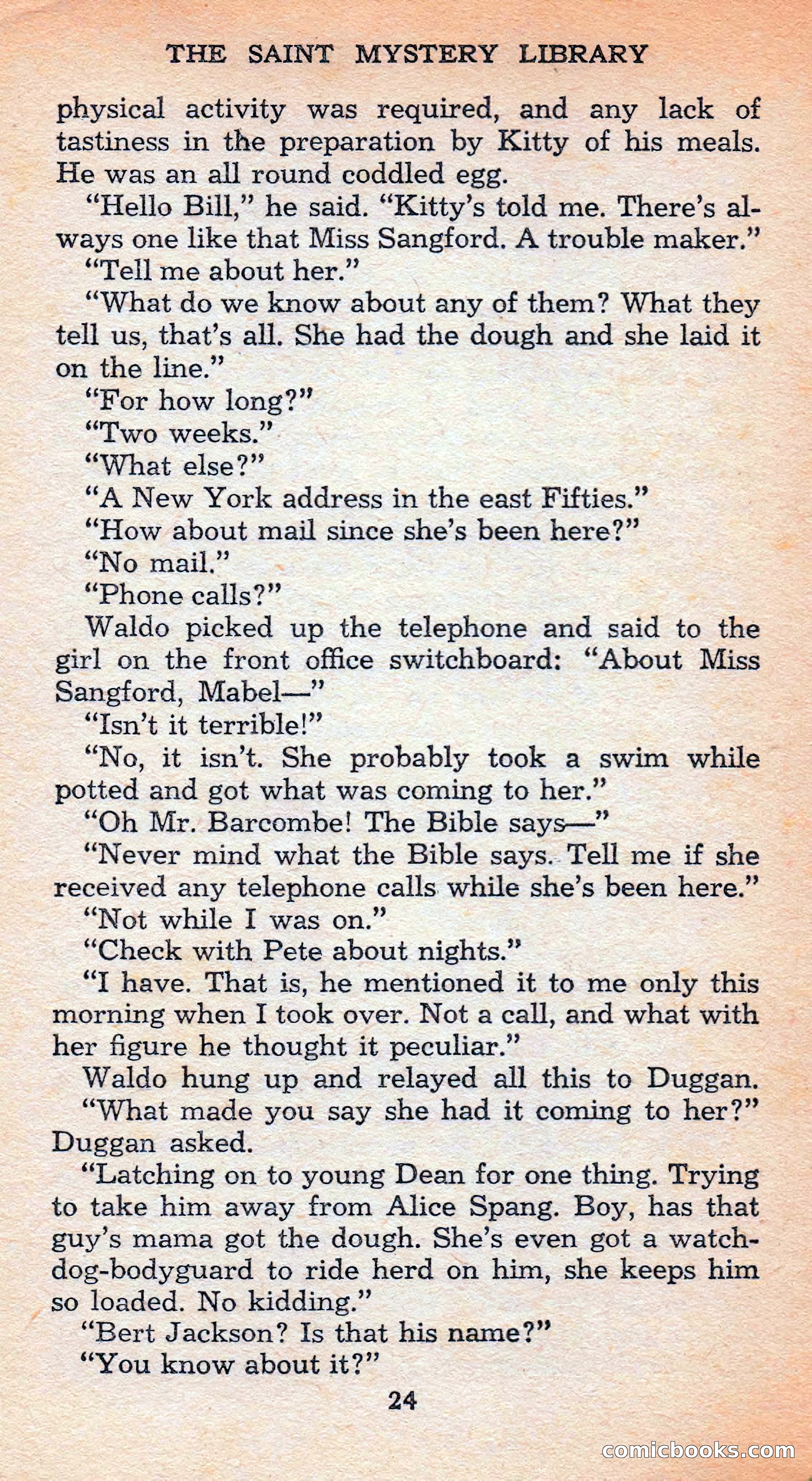 The Saint Mystery Library #128 — page 26 of 164