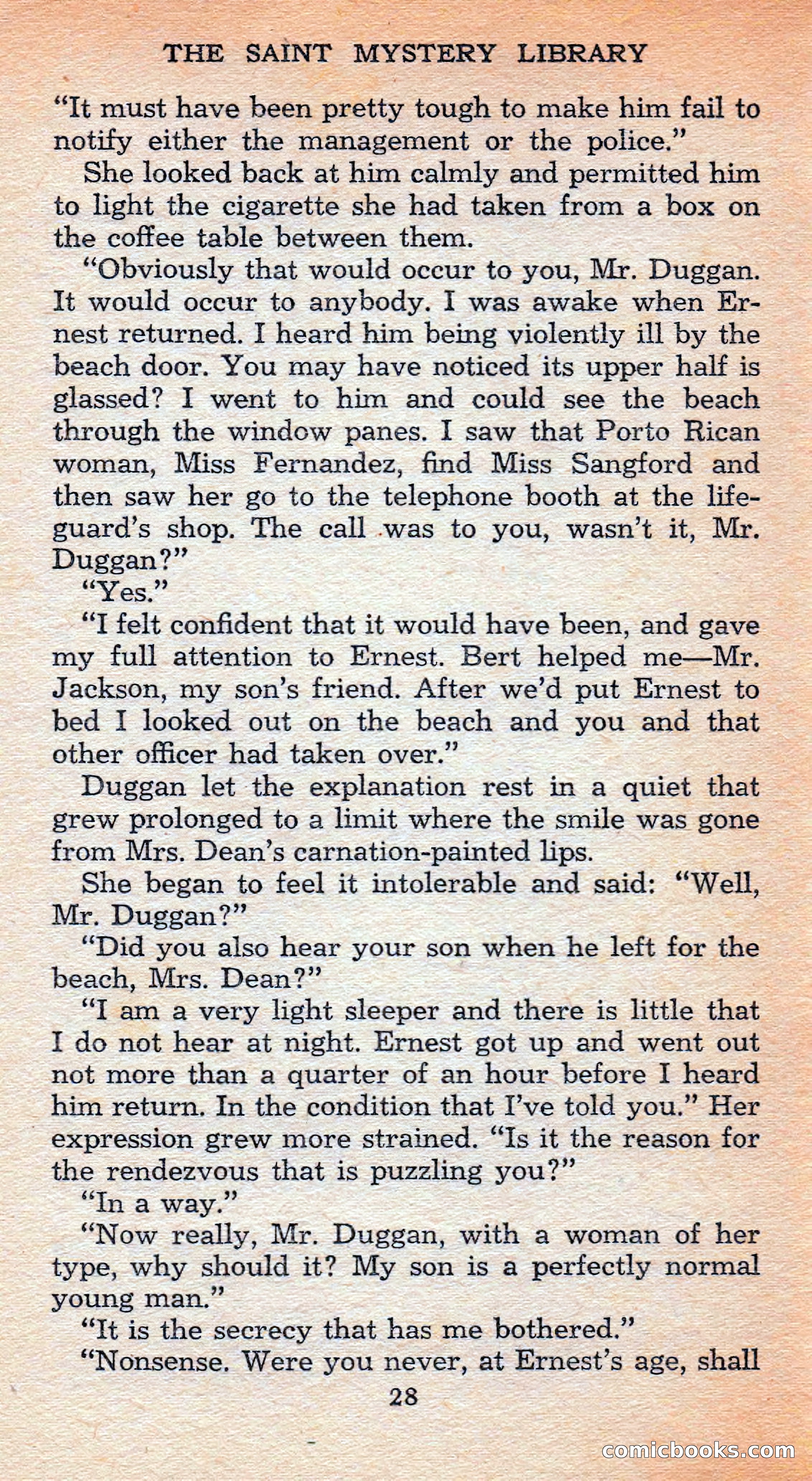 The Saint Mystery Library #128 — page 30 of 164