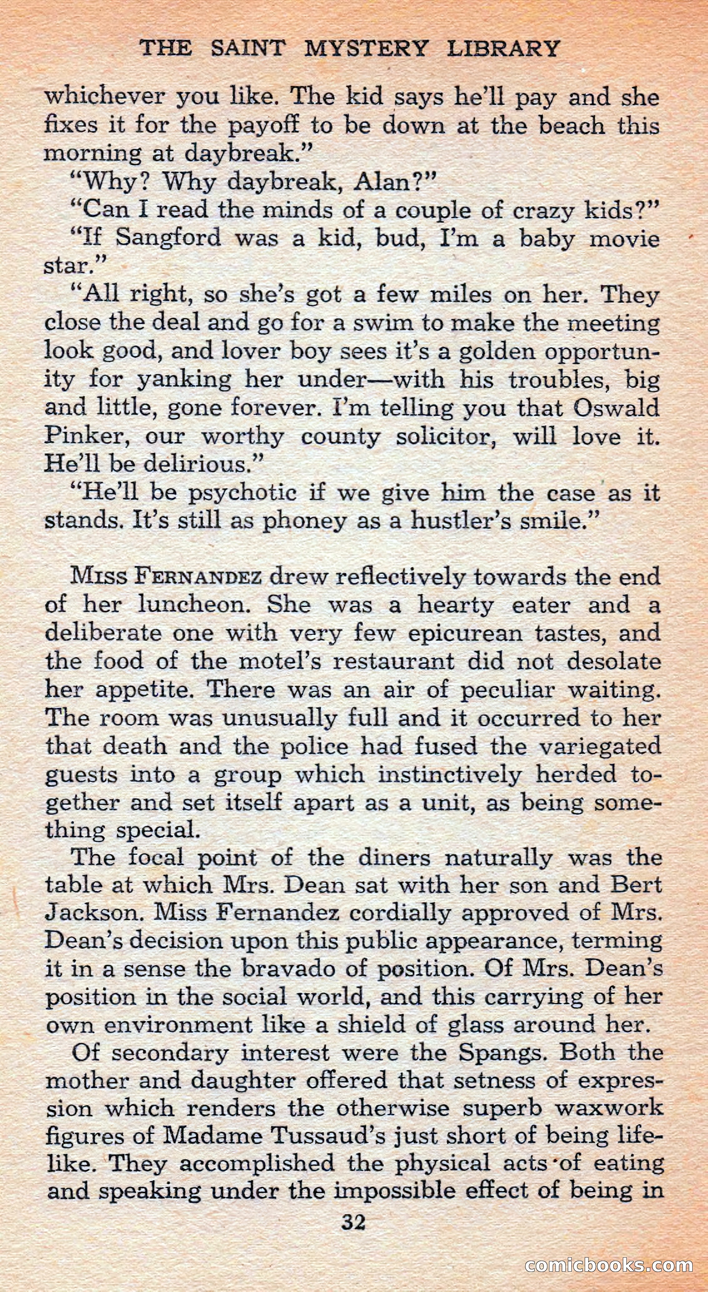 The Saint Mystery Library #128 — page 34 of 164