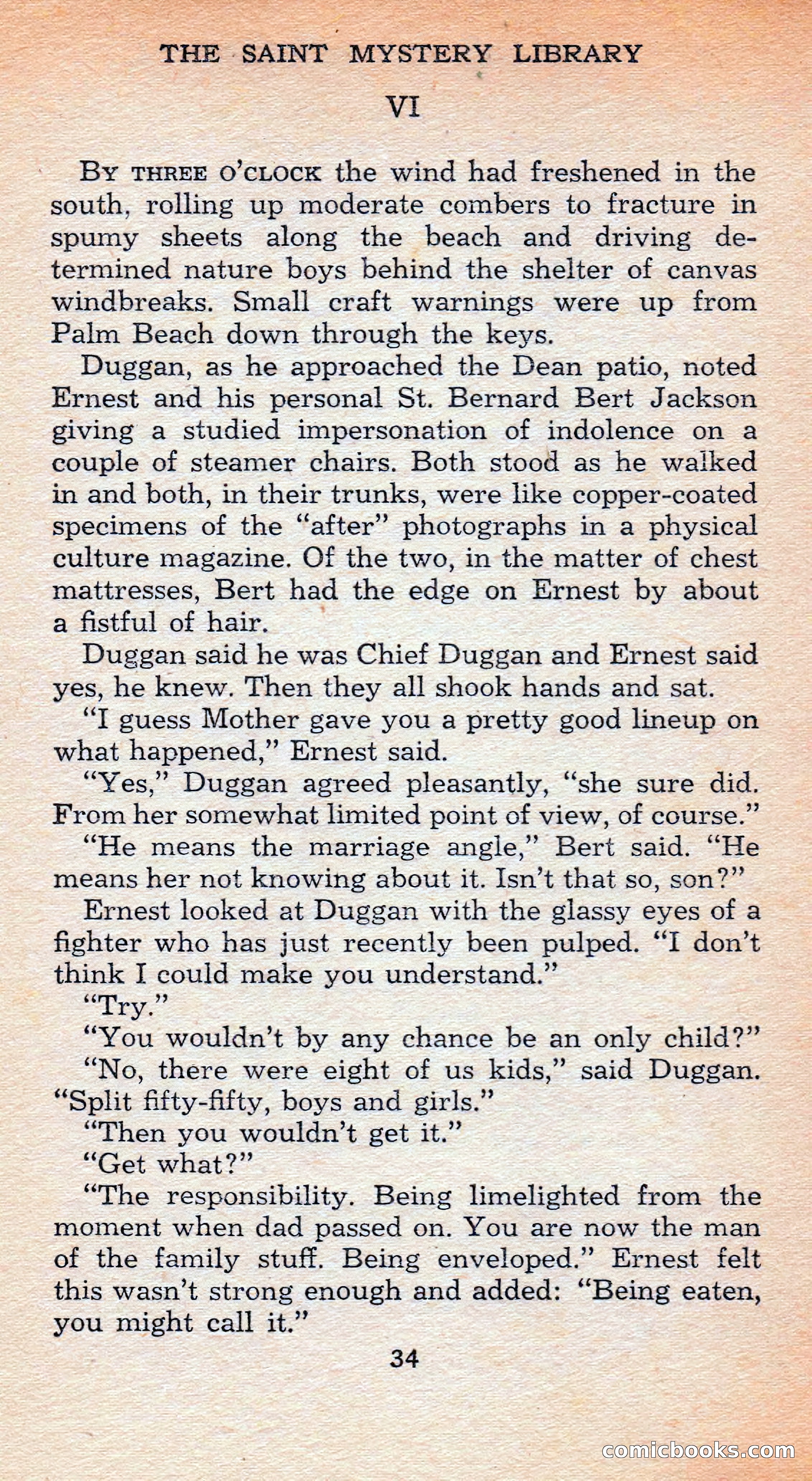 The Saint Mystery Library #128 — page 36 of 164