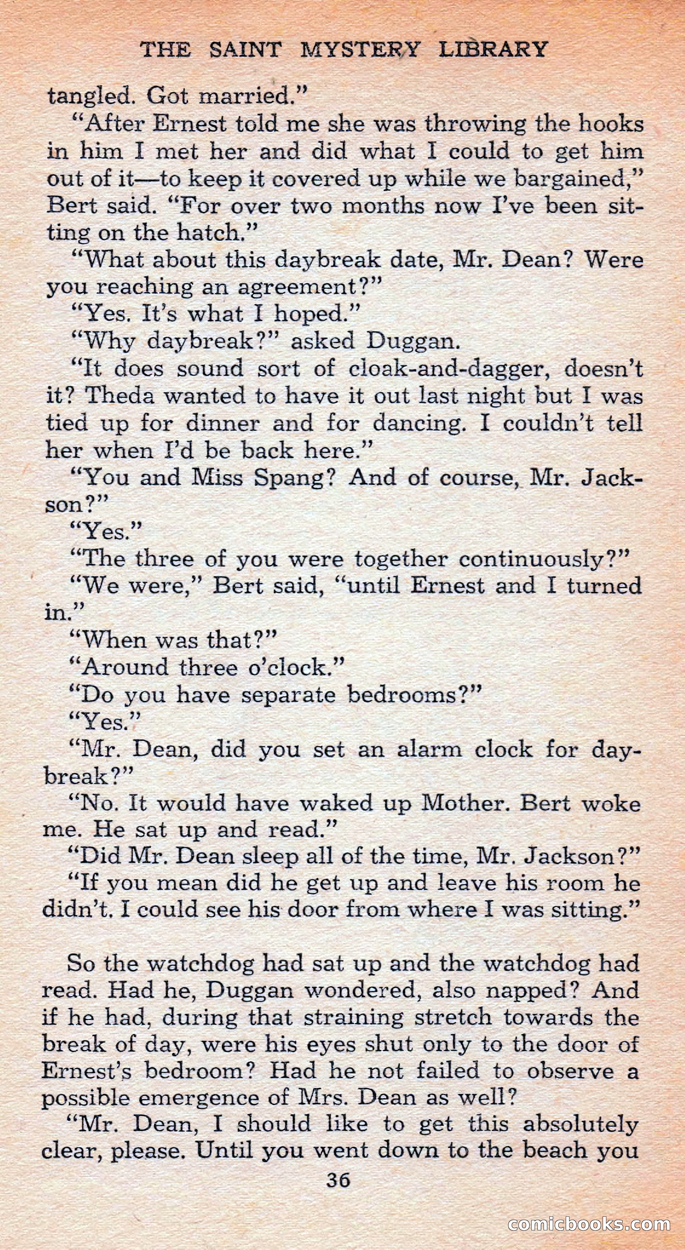 The Saint Mystery Library #128 — page 38 of 164