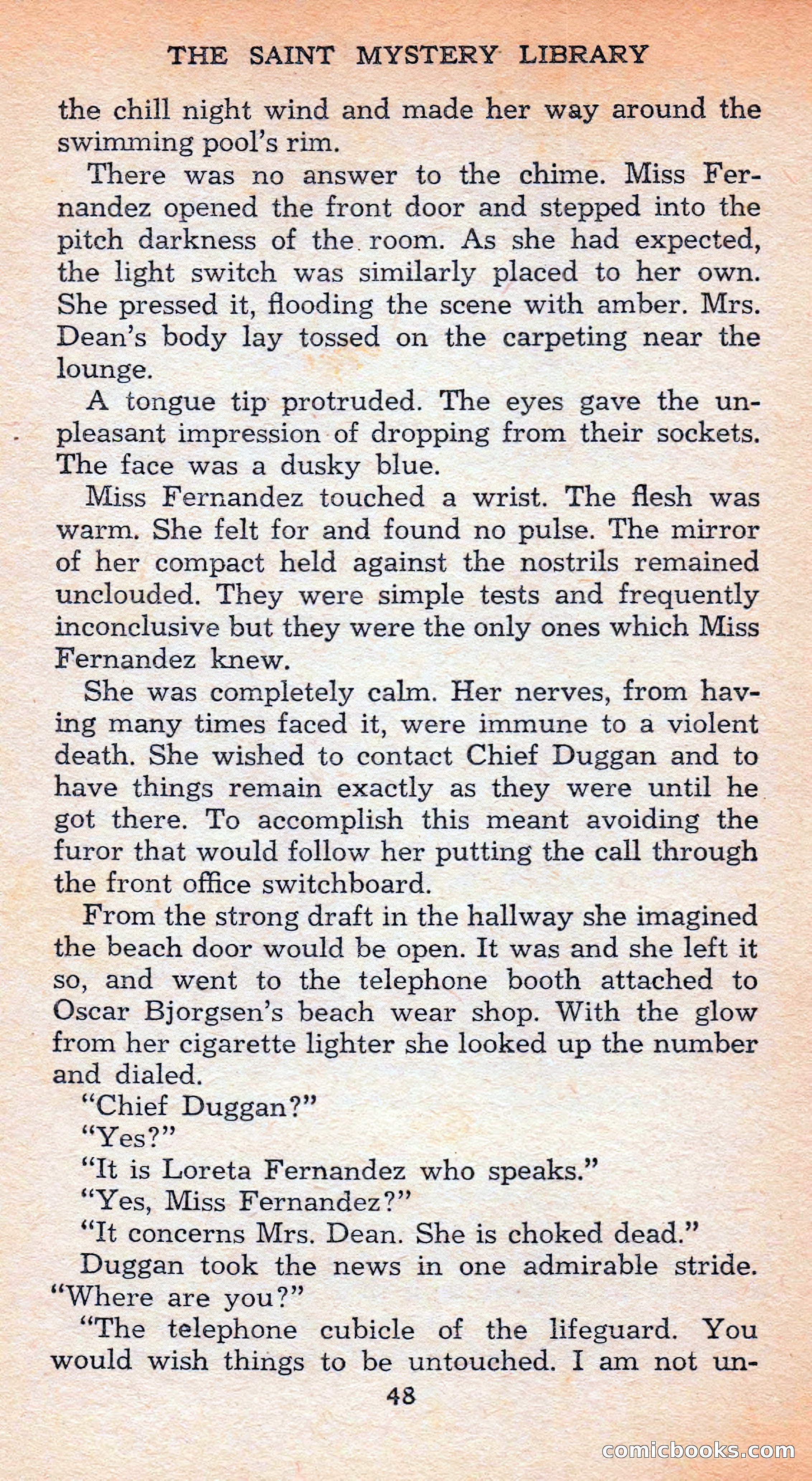 The Saint Mystery Library #128 — page 50 of 164
