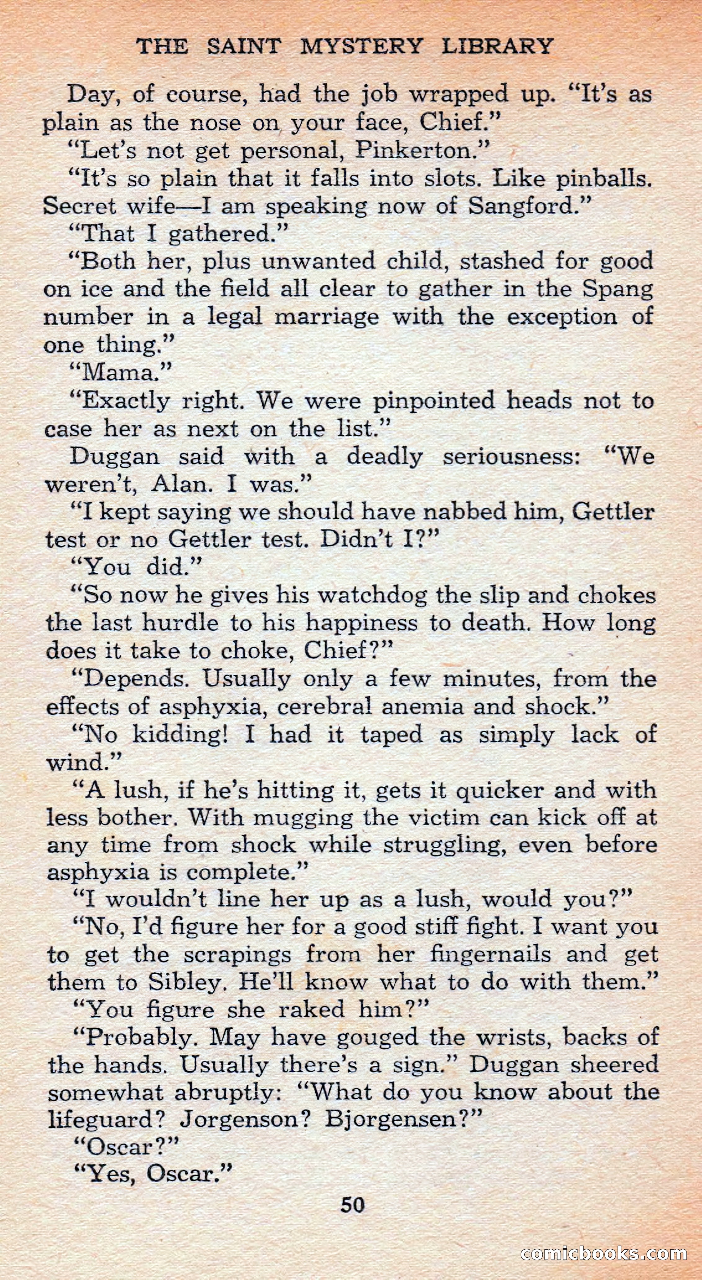 The Saint Mystery Library #128 — page 52 of 164