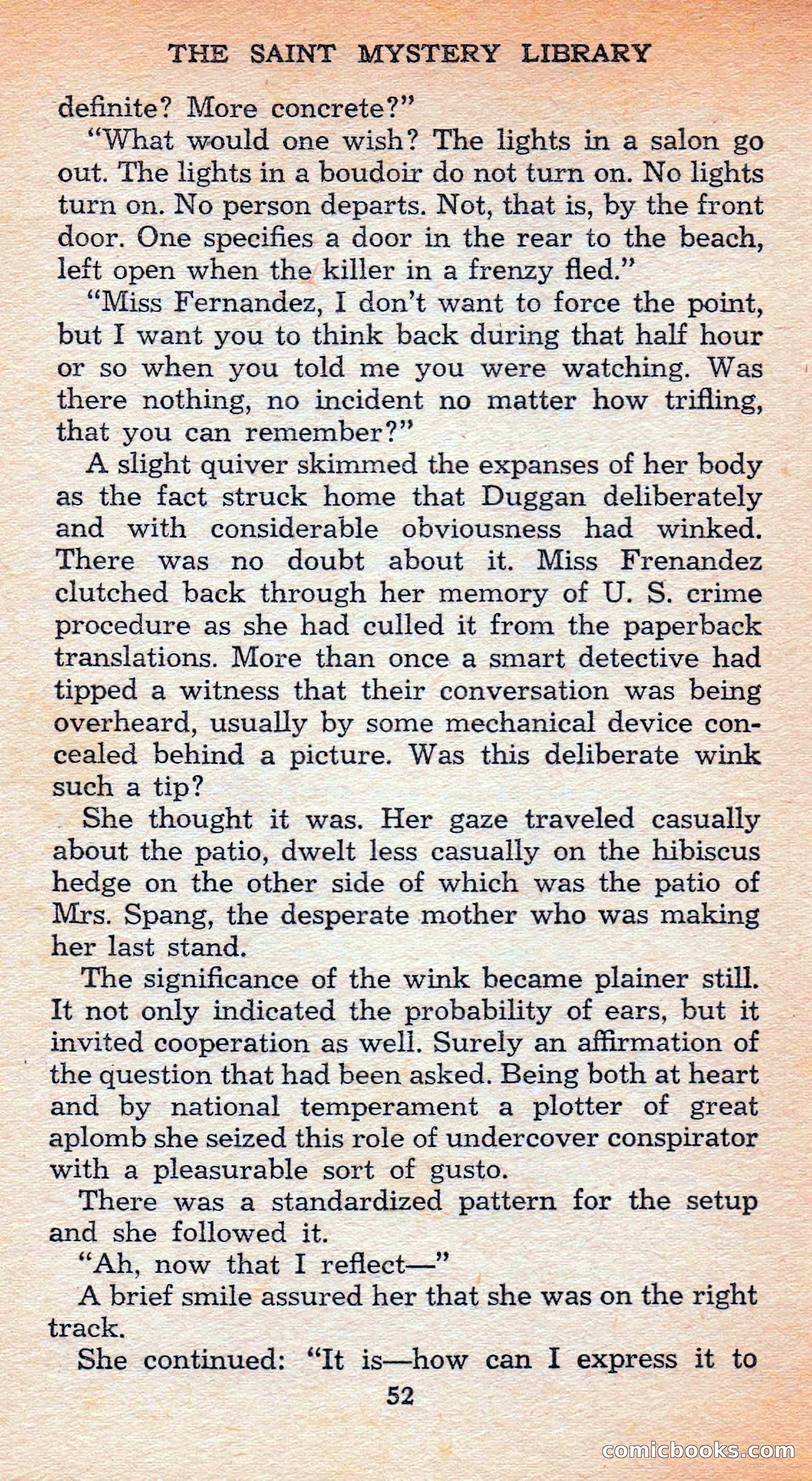 The Saint Mystery Library #128 — page 54 of 164