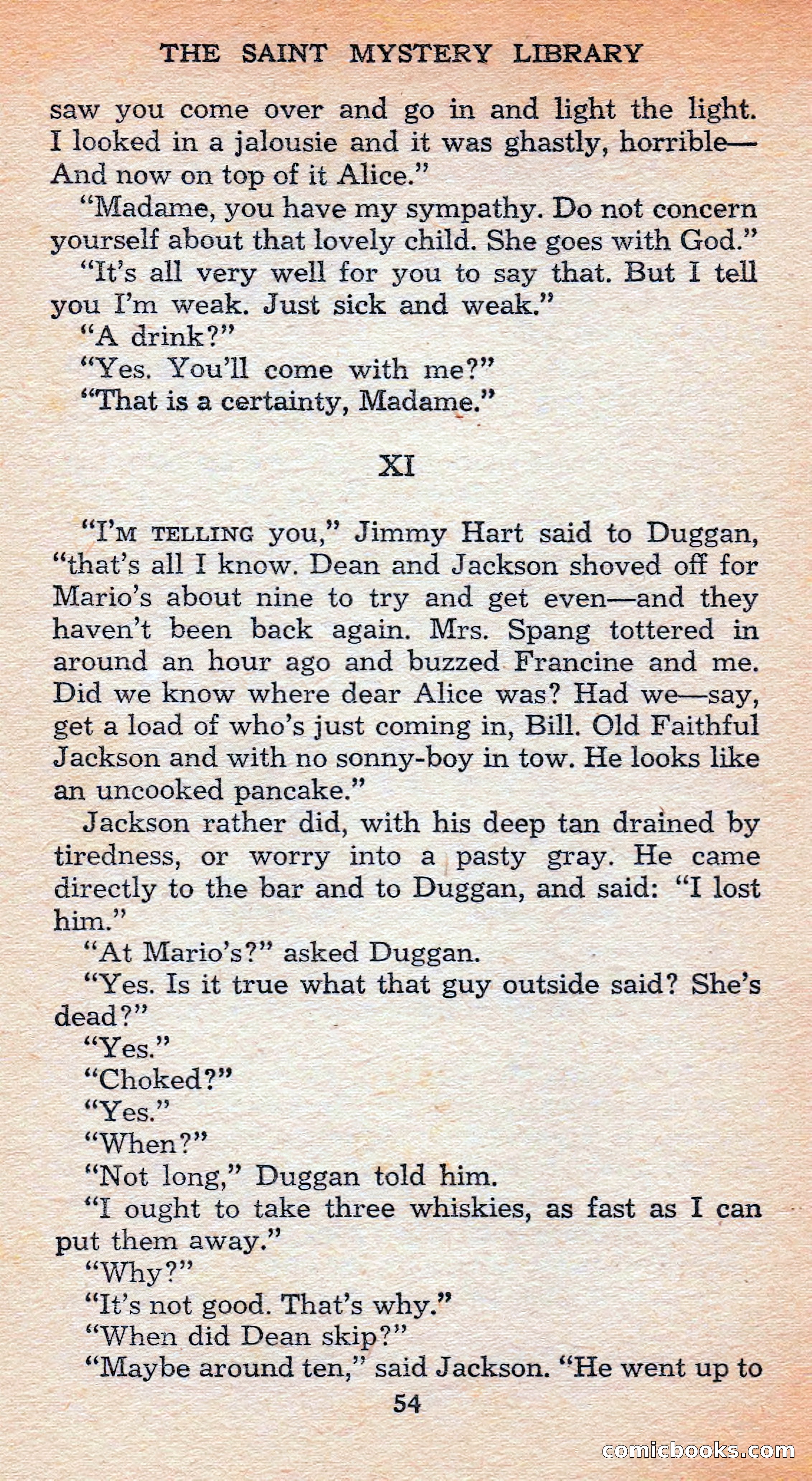 The Saint Mystery Library #128 — page 56 of 164