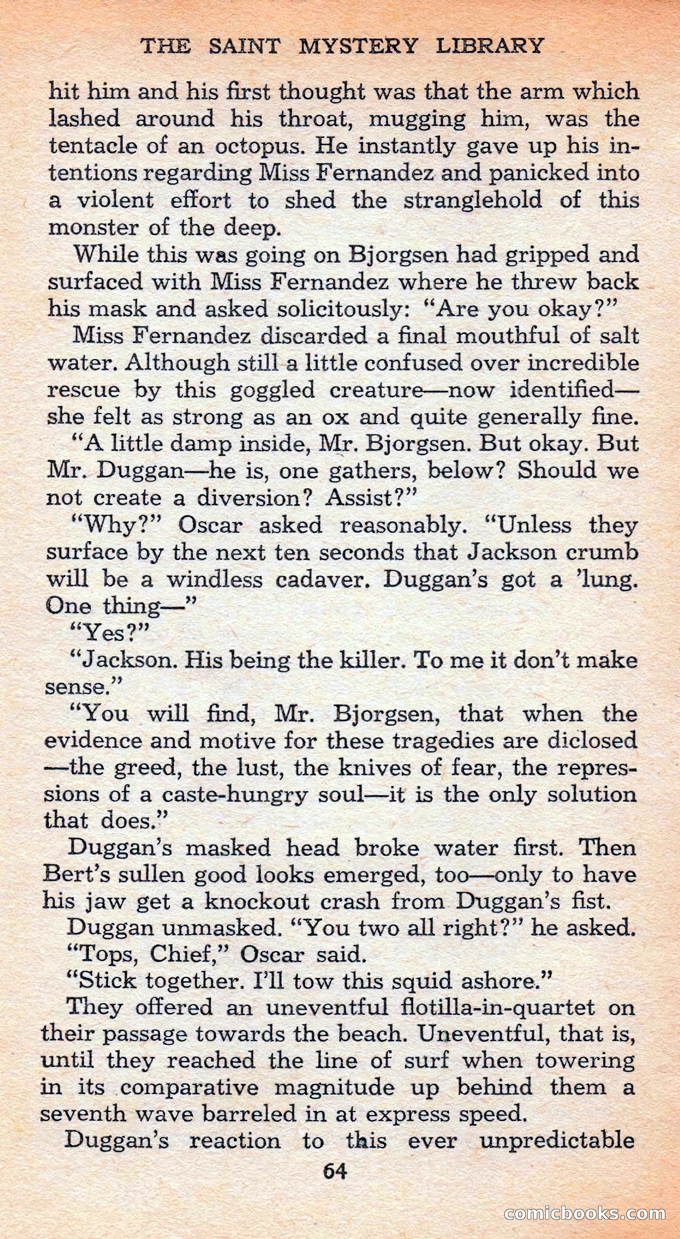 The Saint Mystery Library #128 — page 66 of 164