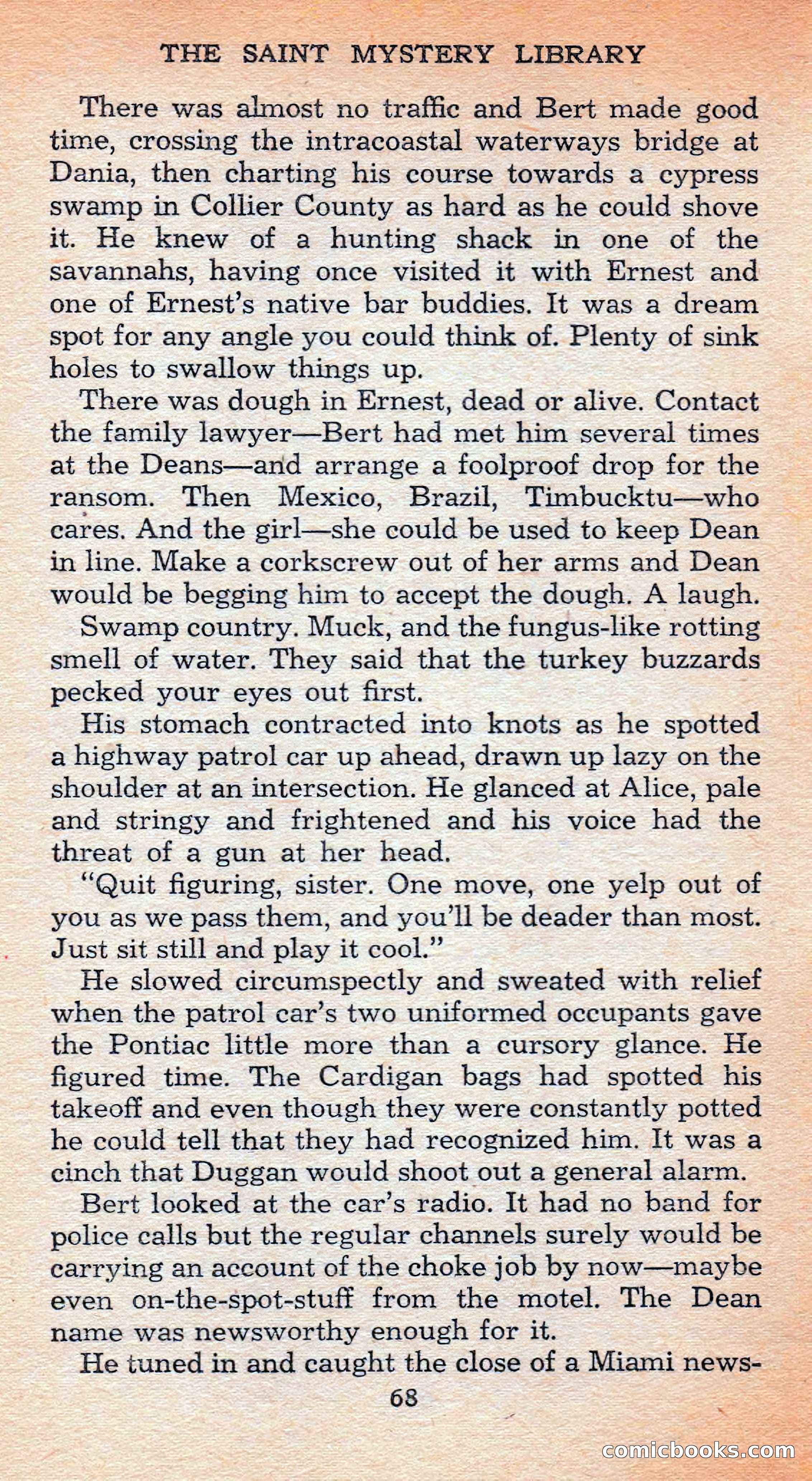 The Saint Mystery Library #128 — page 70 of 164
