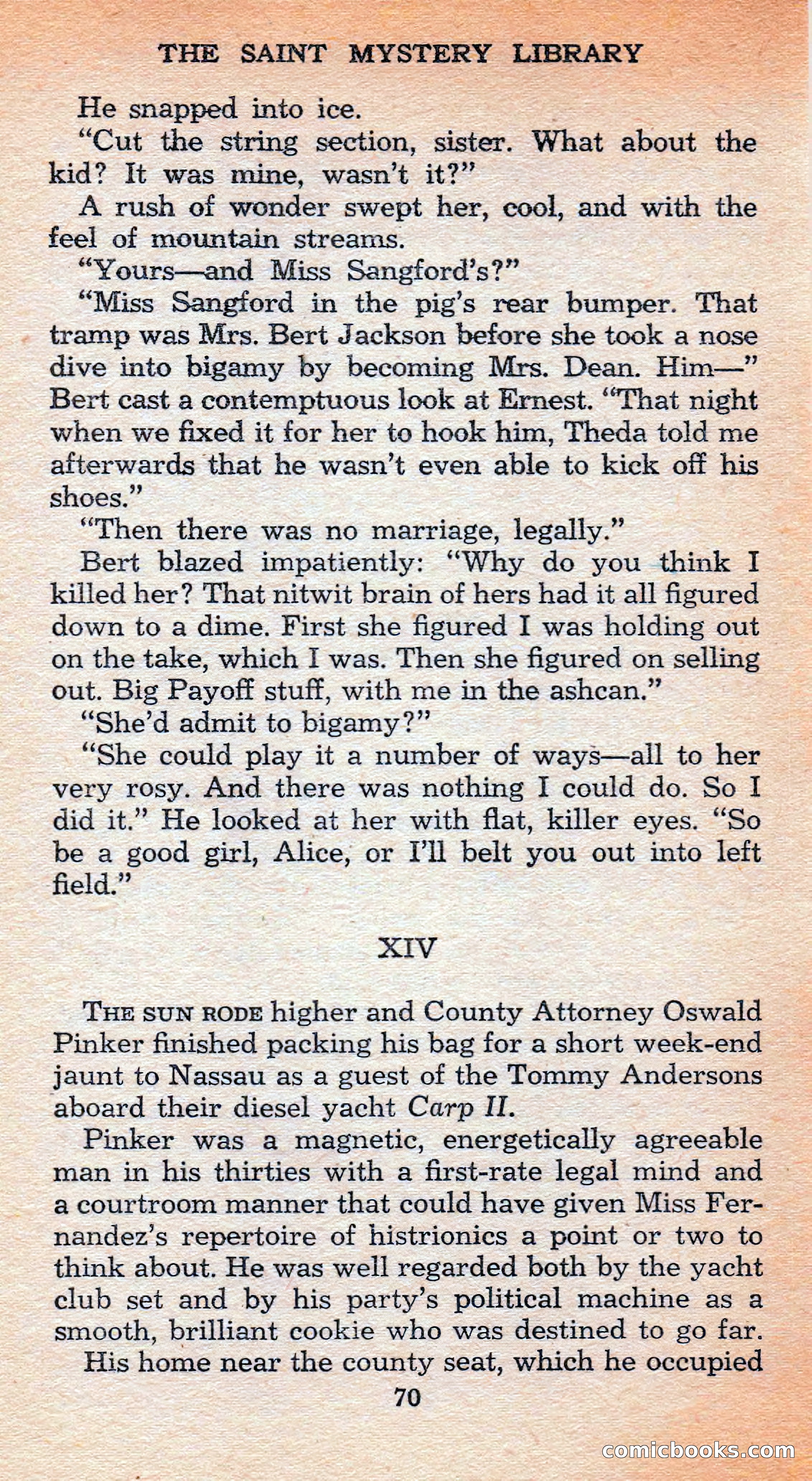 The Saint Mystery Library #128 — page 72 of 164