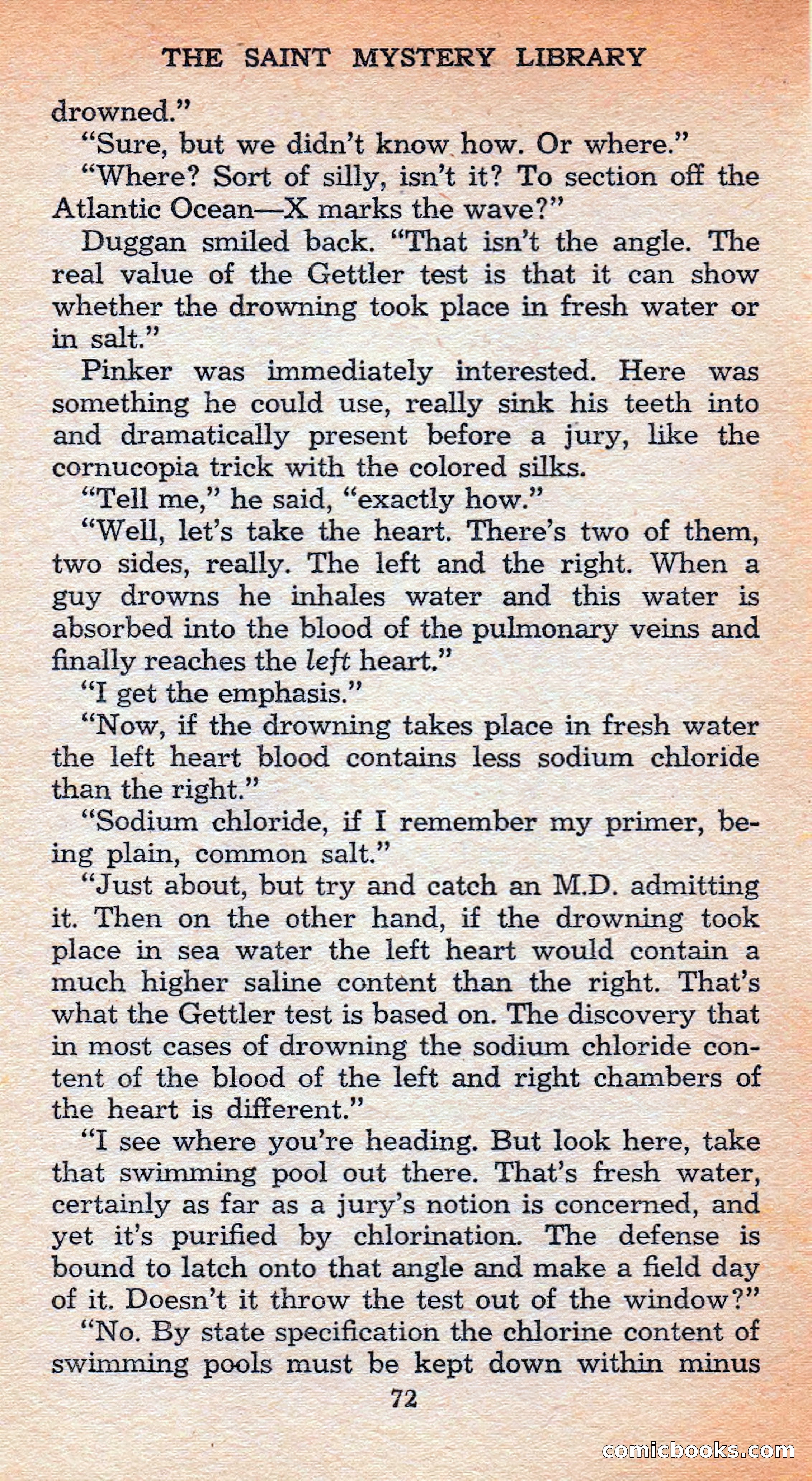The Saint Mystery Library #128 — page 74 of 164