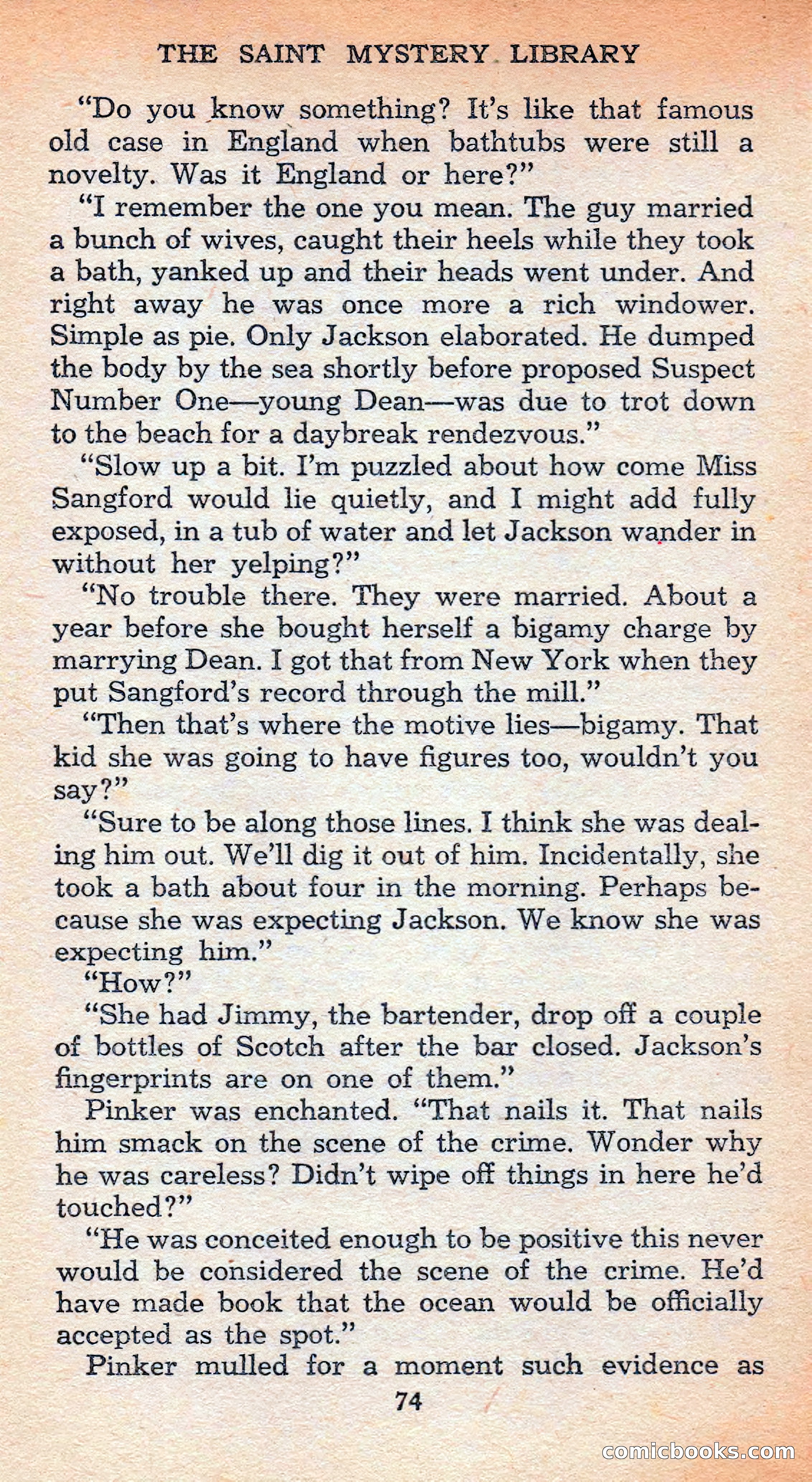 The Saint Mystery Library #128 — page 76 of 164