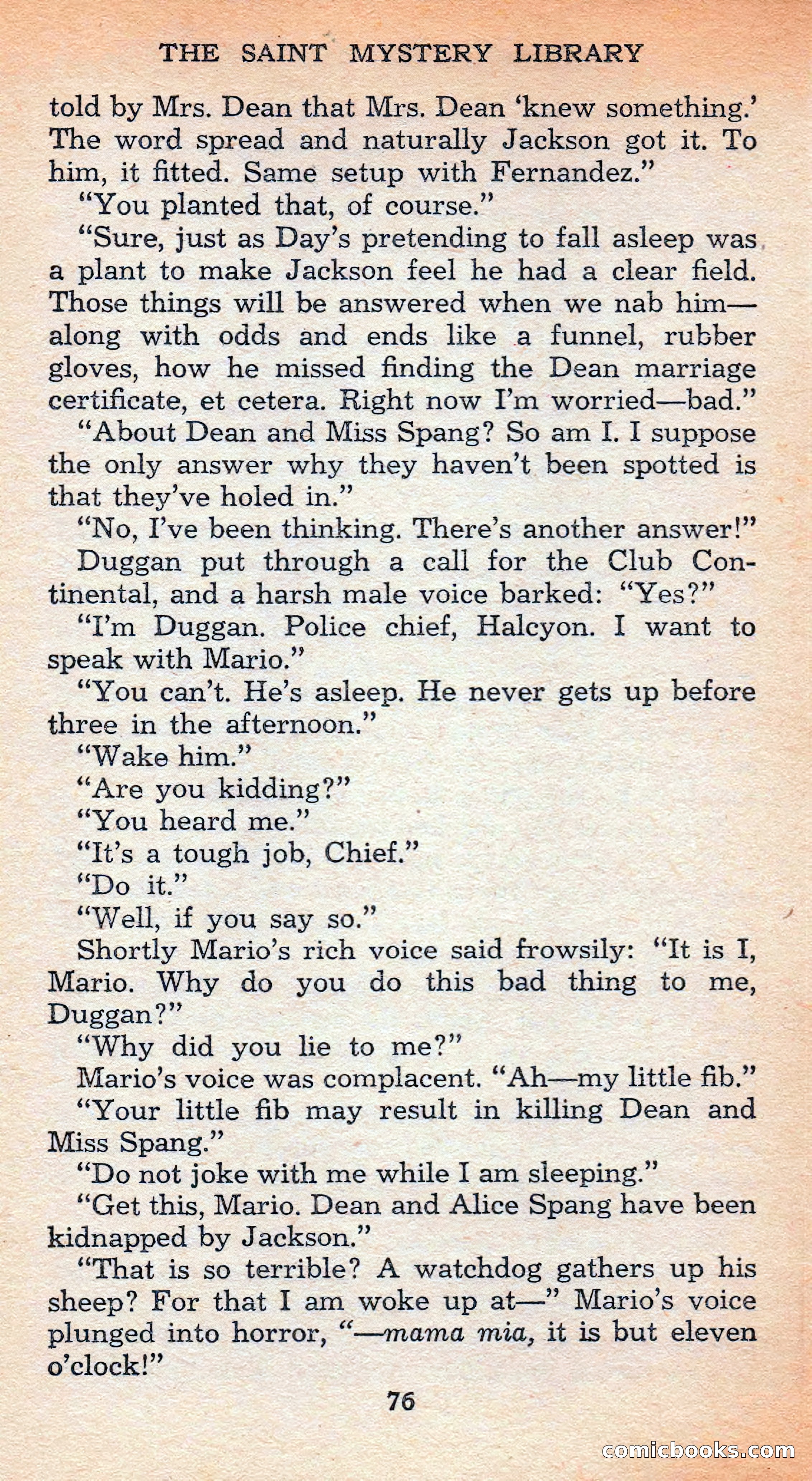 The Saint Mystery Library #128 — page 78 of 164