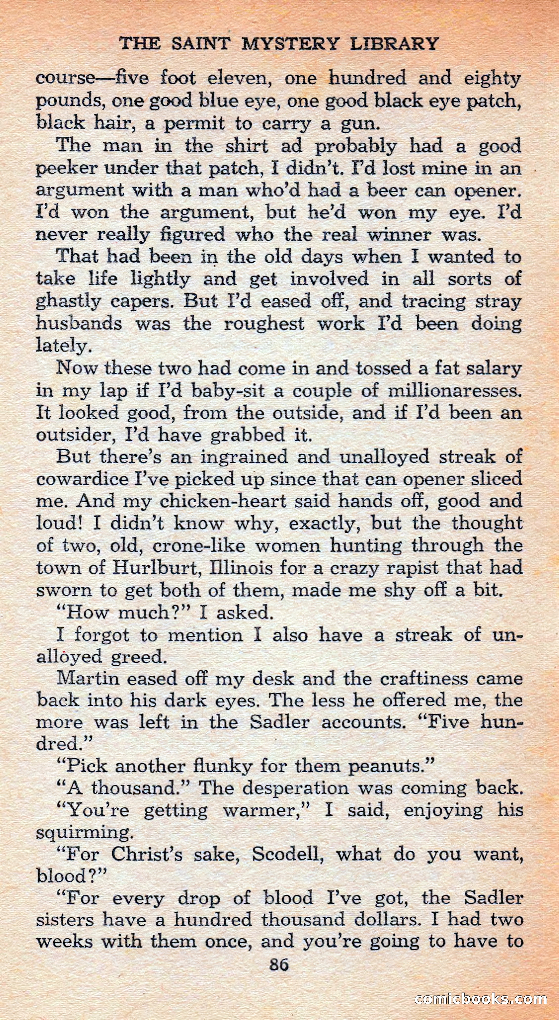 The Saint Mystery Library #128 — page 88 of 164