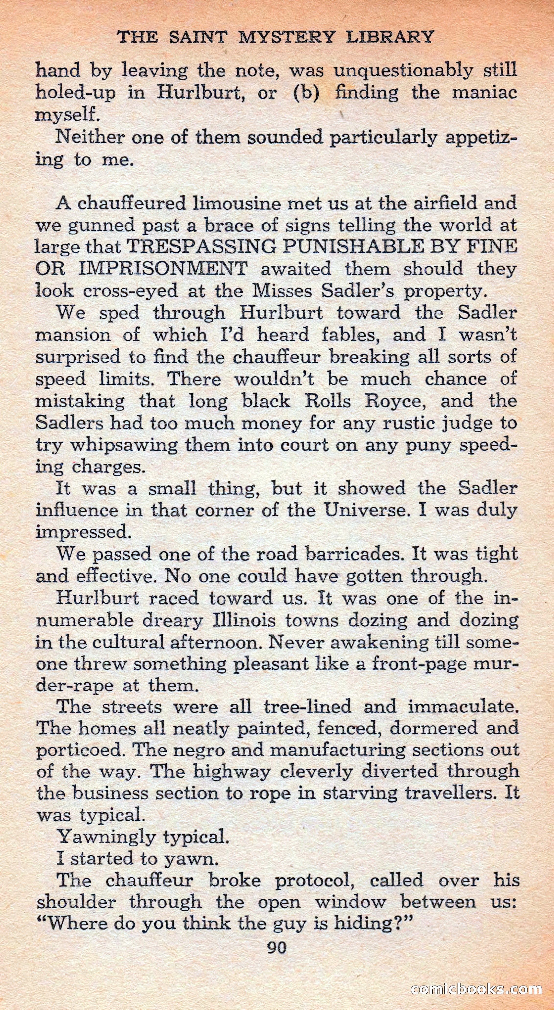 The Saint Mystery Library #128 — page 92 of 164