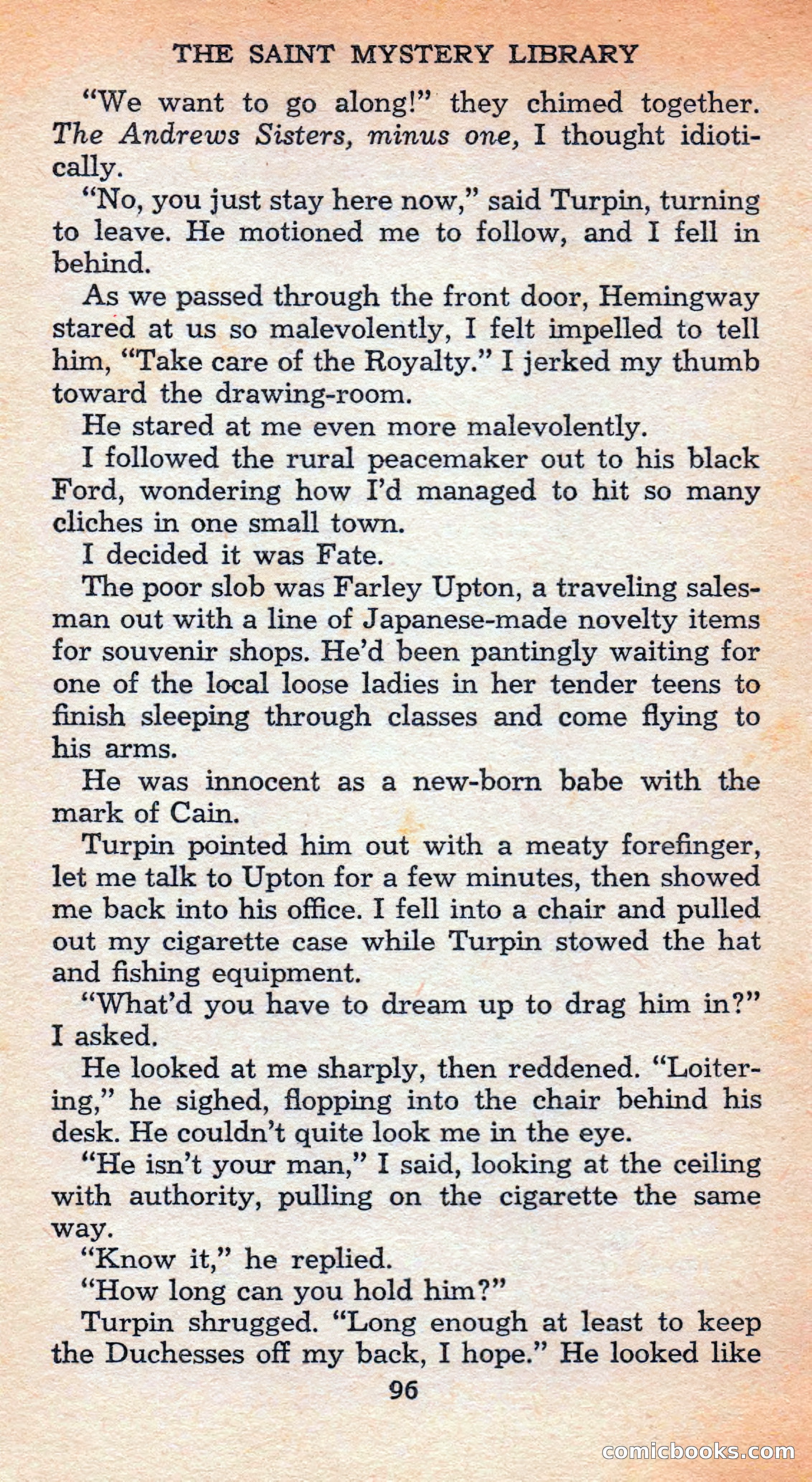 The Saint Mystery Library #128 — page 98 of 164