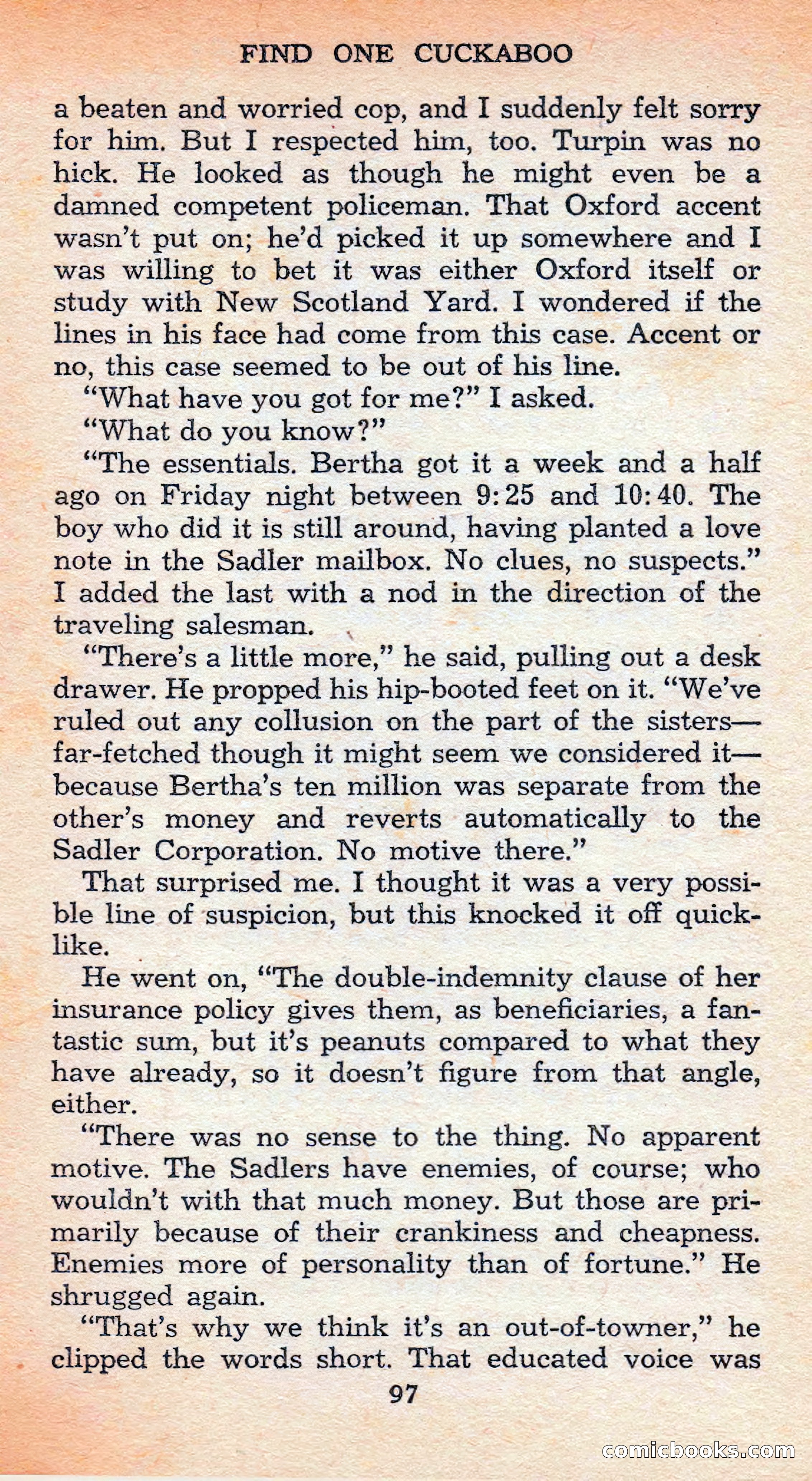 The Saint Mystery Library #128 — page 99 of 164