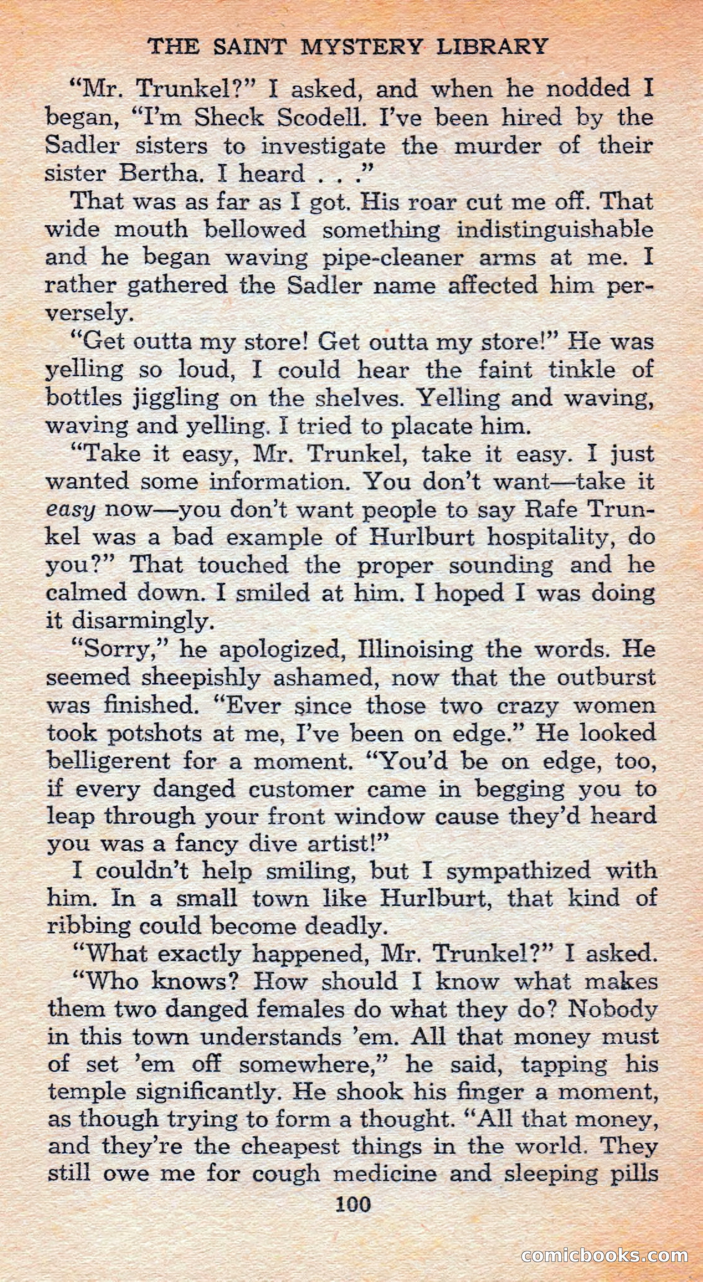 The Saint Mystery Library #128 — page 102 of 164