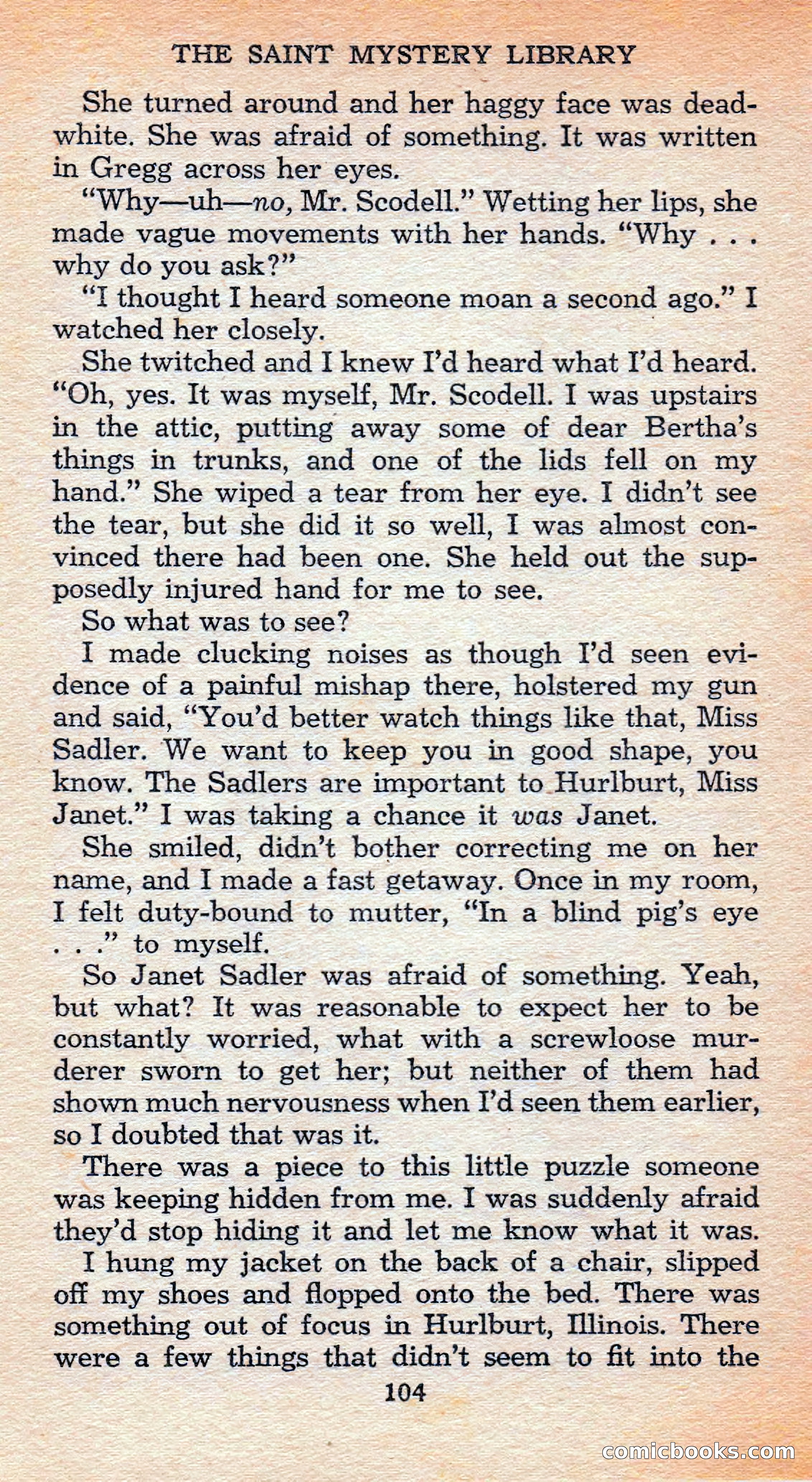 The Saint Mystery Library #128 — page 106 of 164