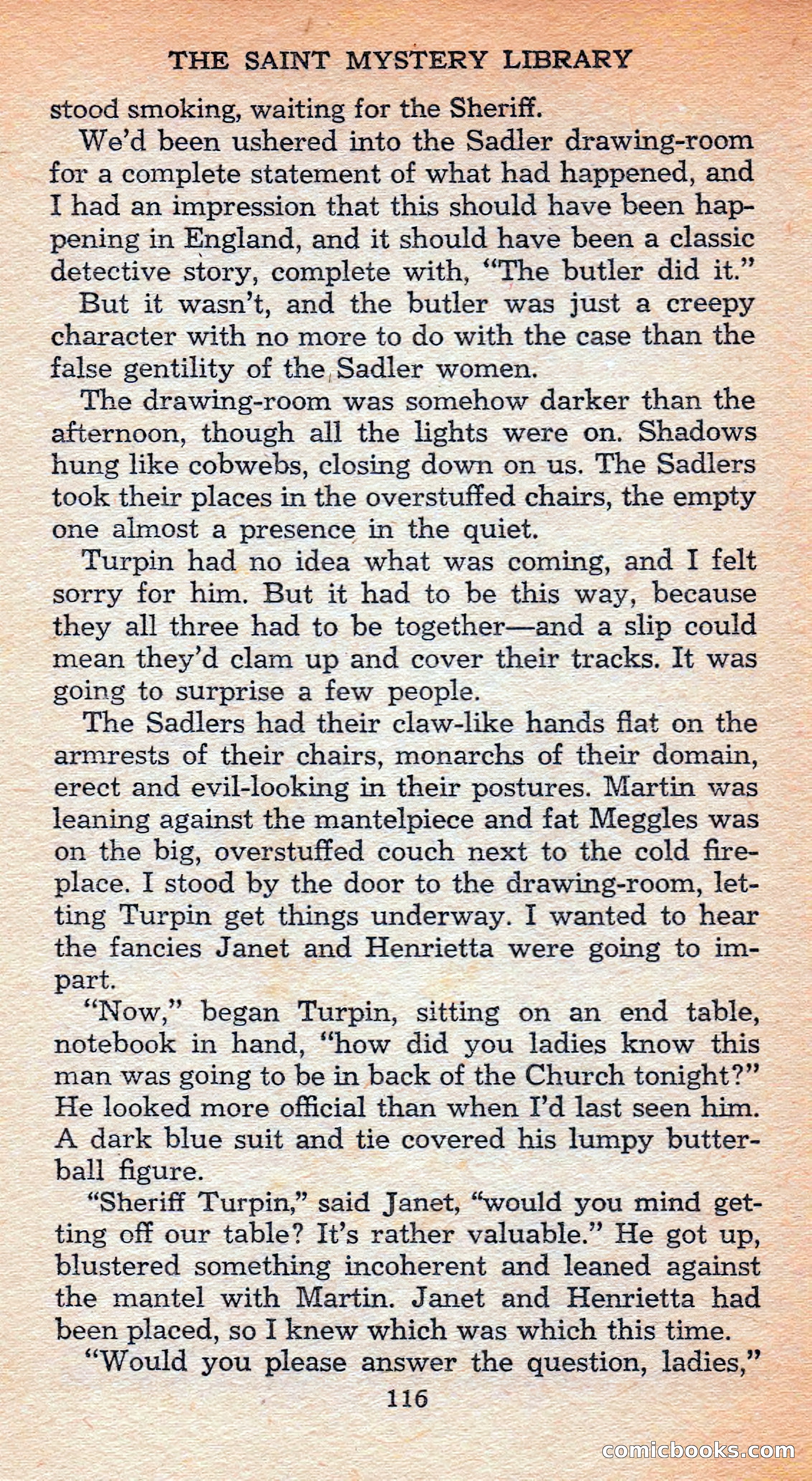 The Saint Mystery Library #128 — page 118 of 164