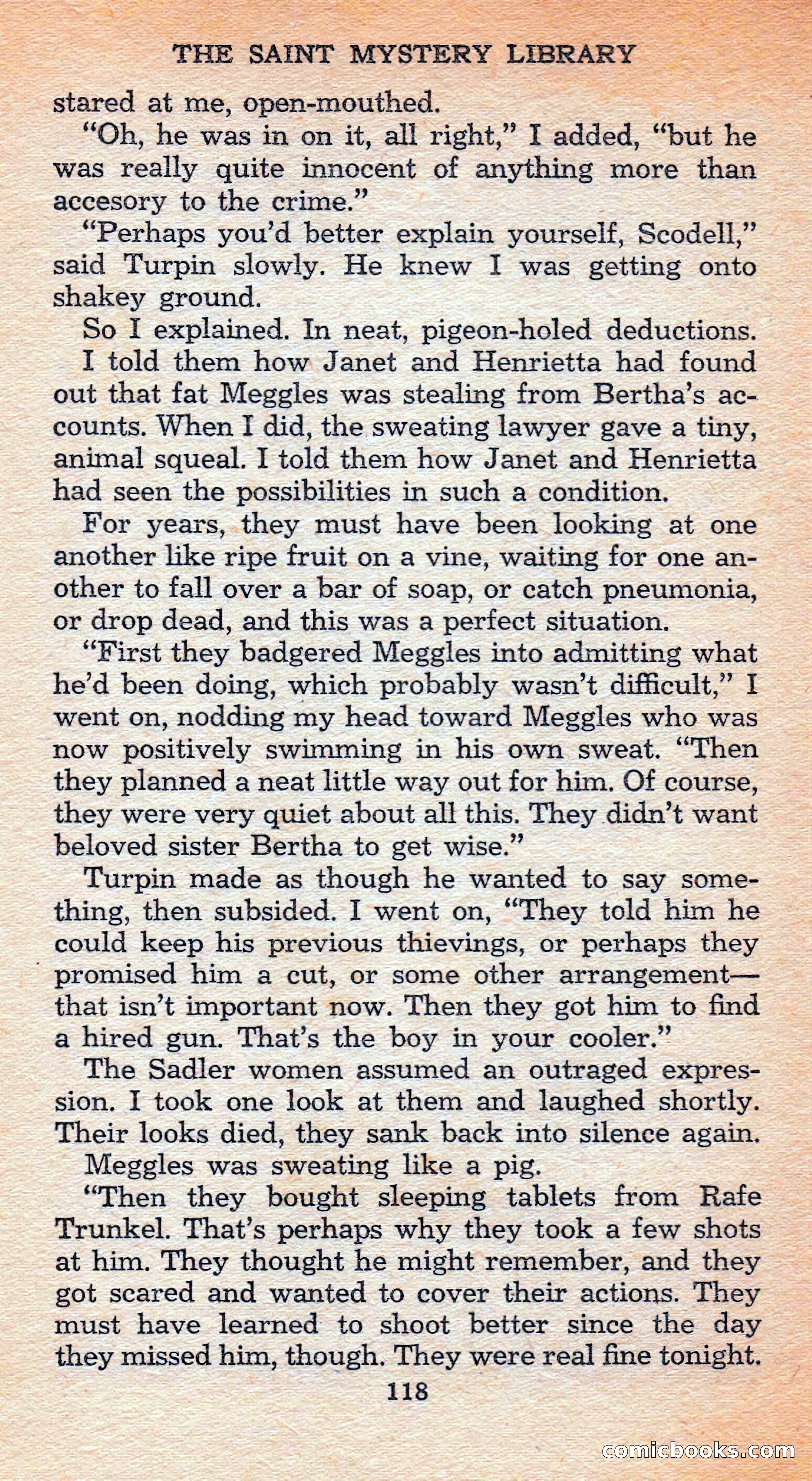 The Saint Mystery Library #128 — page 120 of 164
