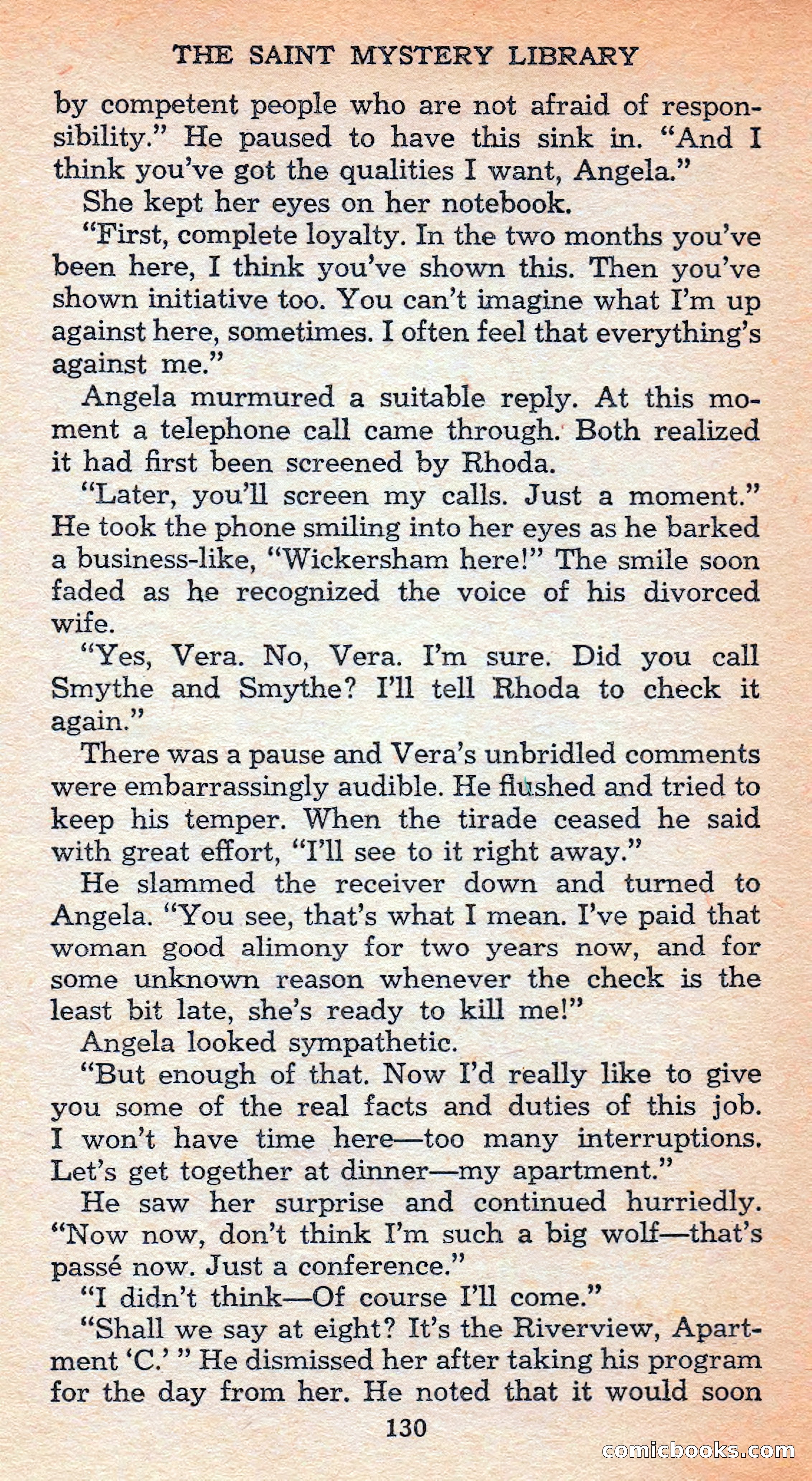 The Saint Mystery Library #128 — page 132 of 164