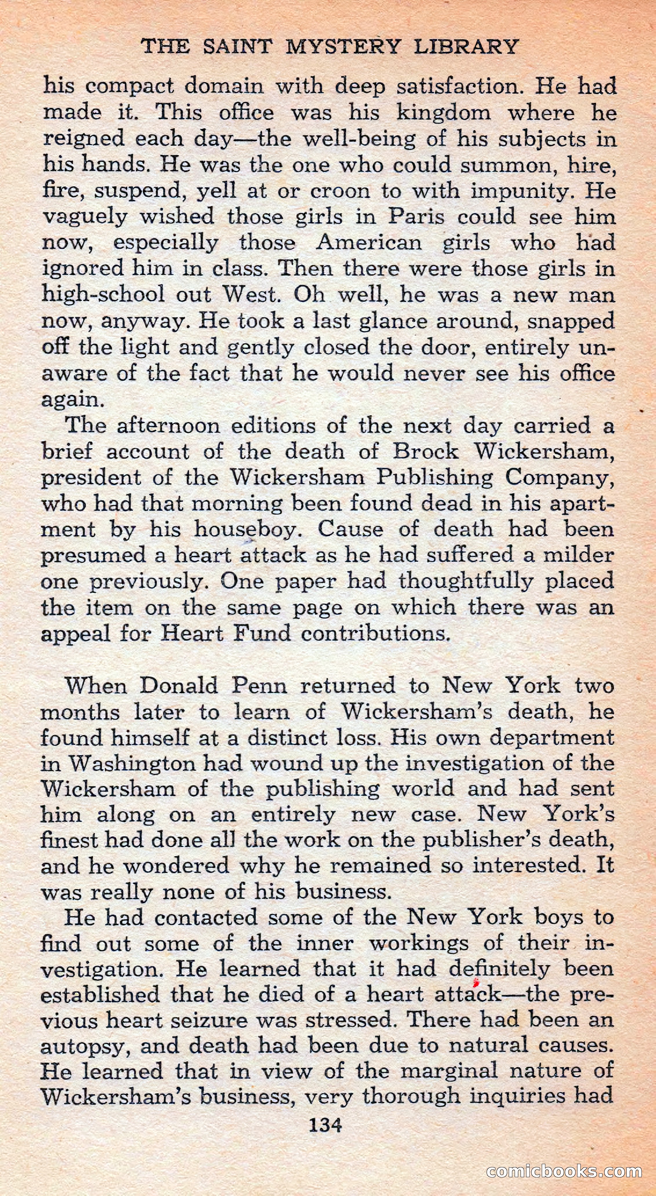 The Saint Mystery Library #128 — page 136 of 164