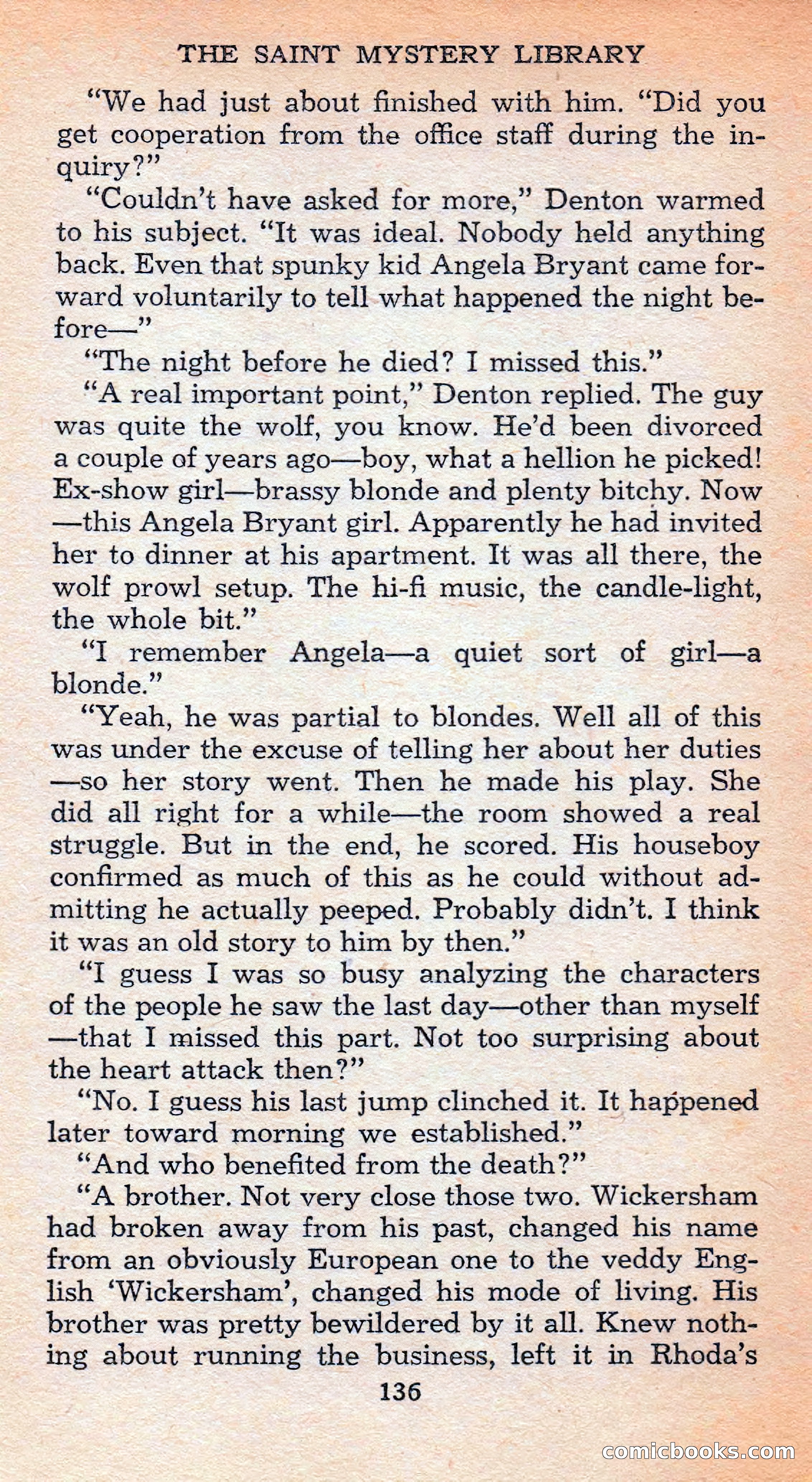 The Saint Mystery Library #128 — page 138 of 164