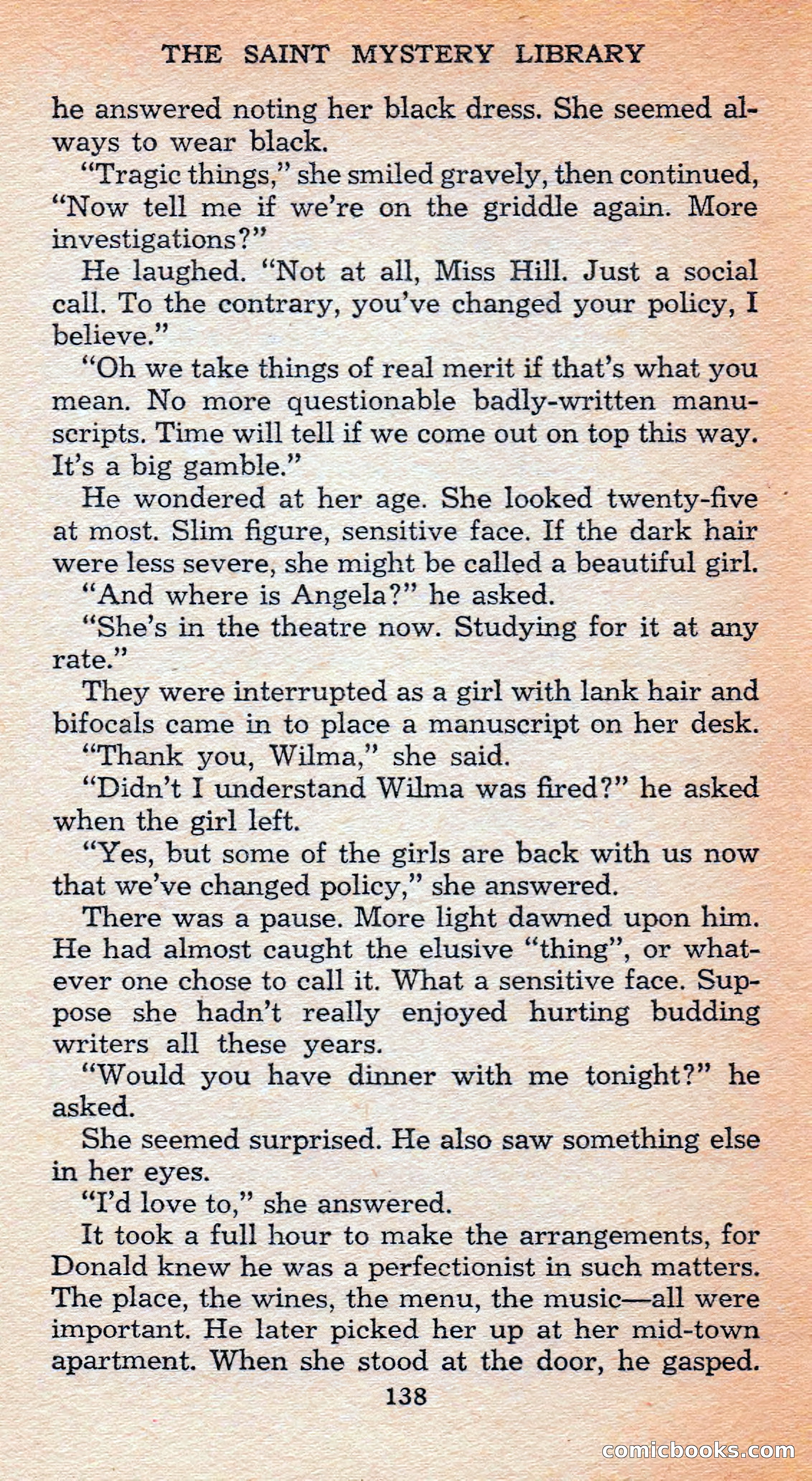 The Saint Mystery Library #128 — page 140 of 164