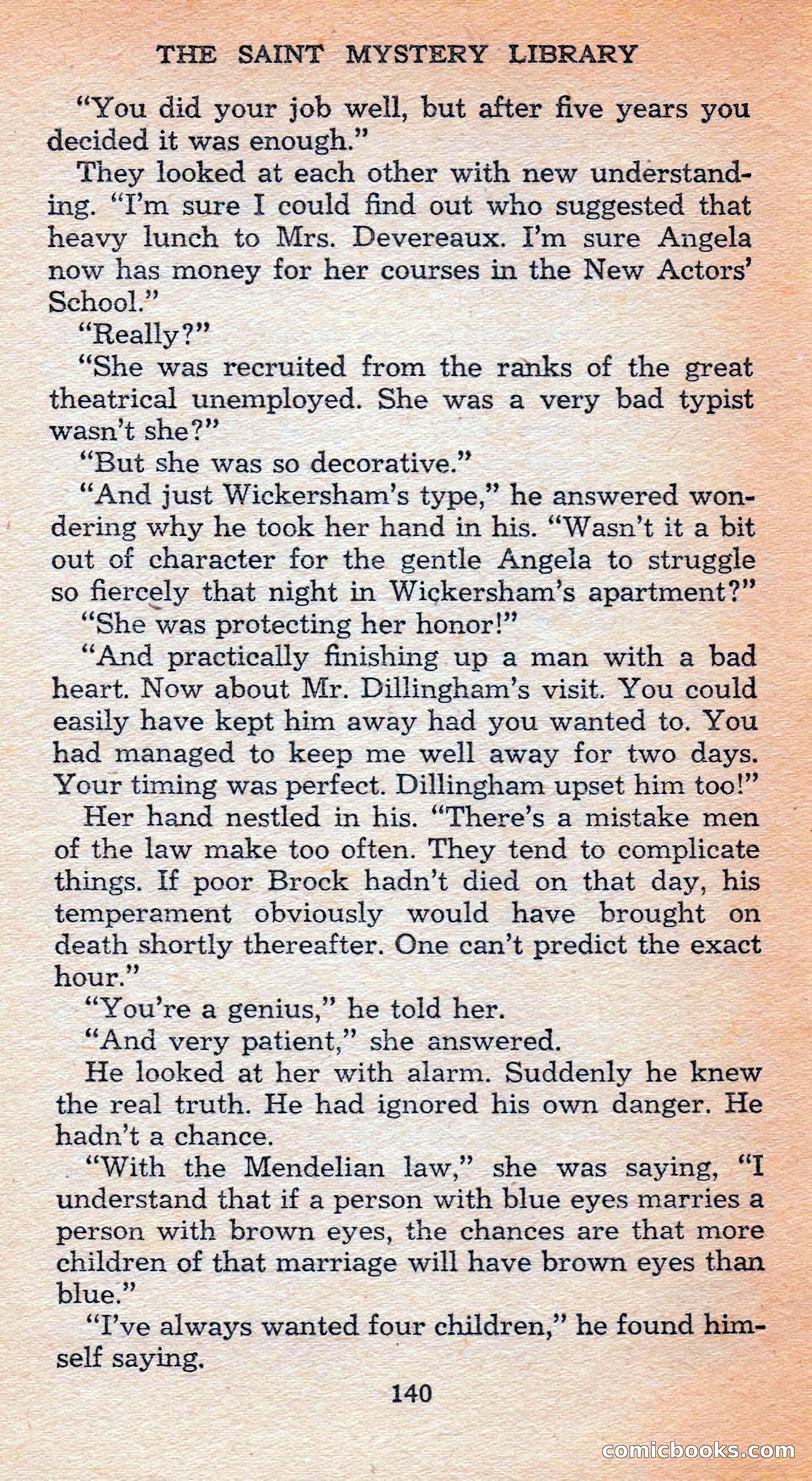 The Saint Mystery Library #128 — page 142 of 164
