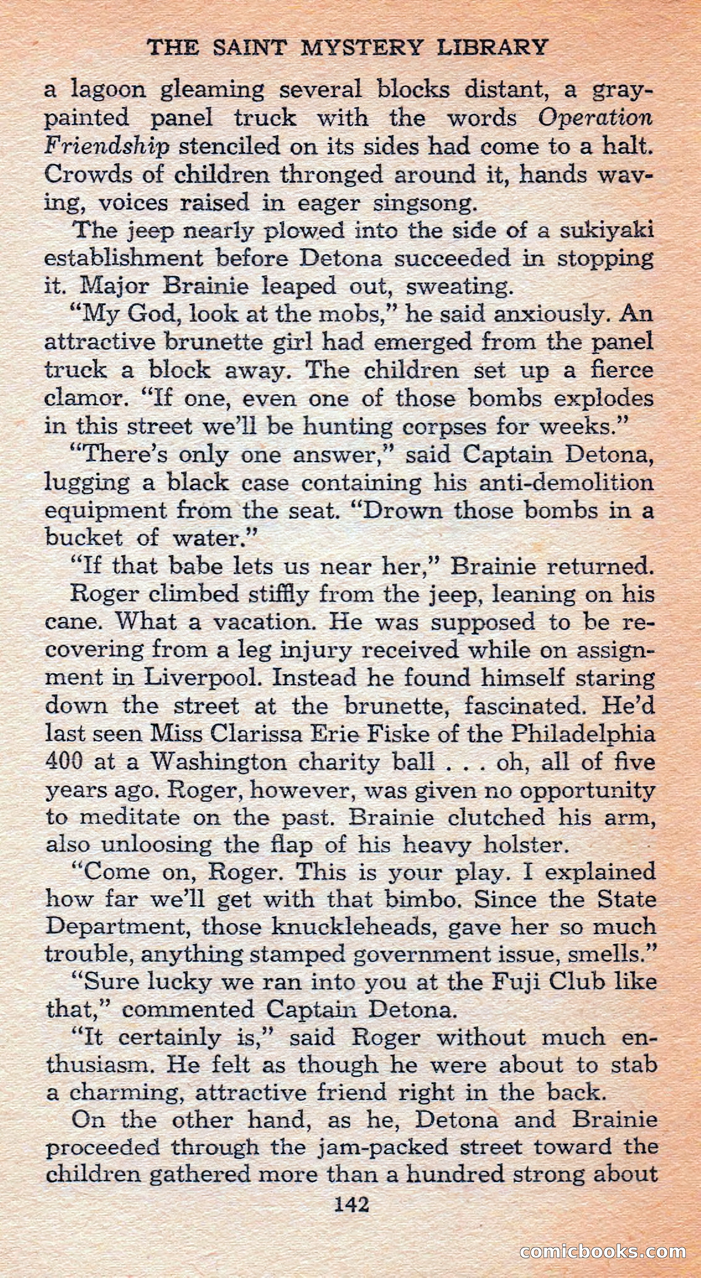 The Saint Mystery Library #128 — page 144 of 164