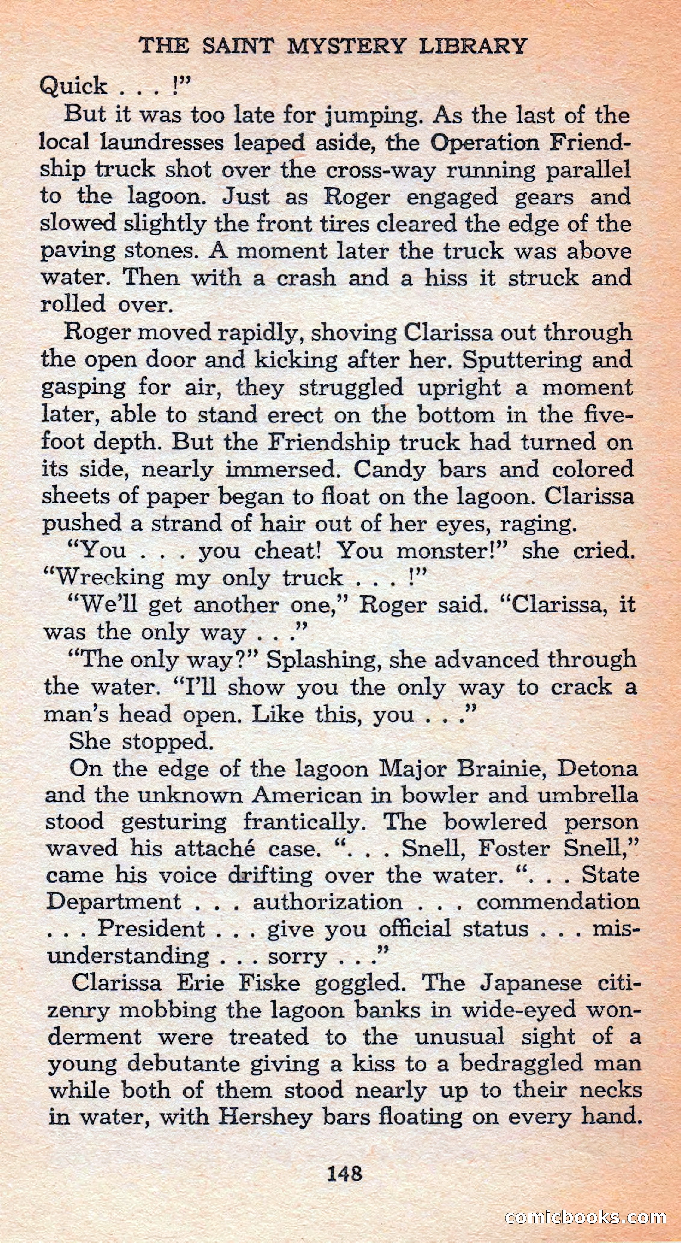 The Saint Mystery Library #128 — page 150 of 164