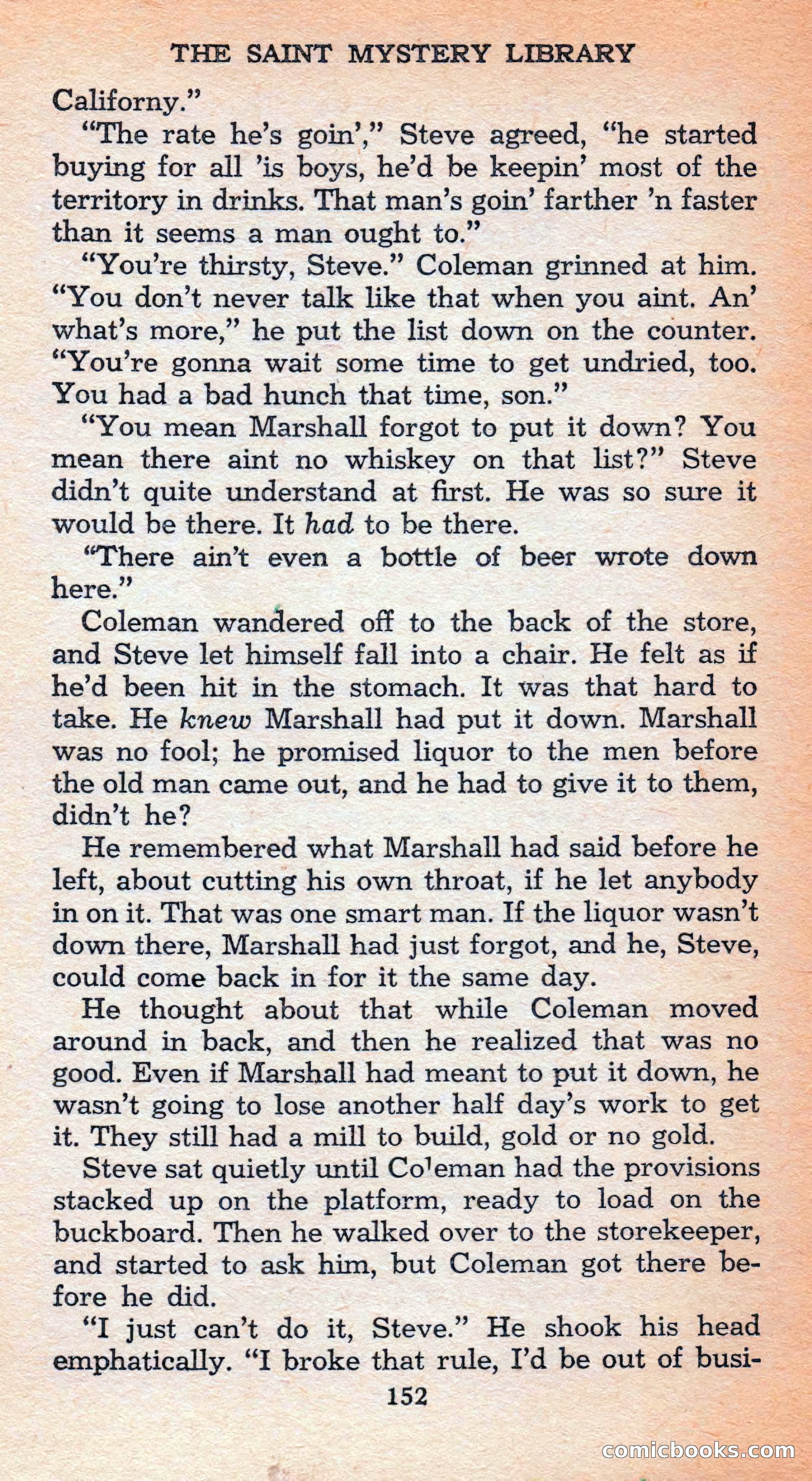 The Saint Mystery Library #128 — page 154 of 164