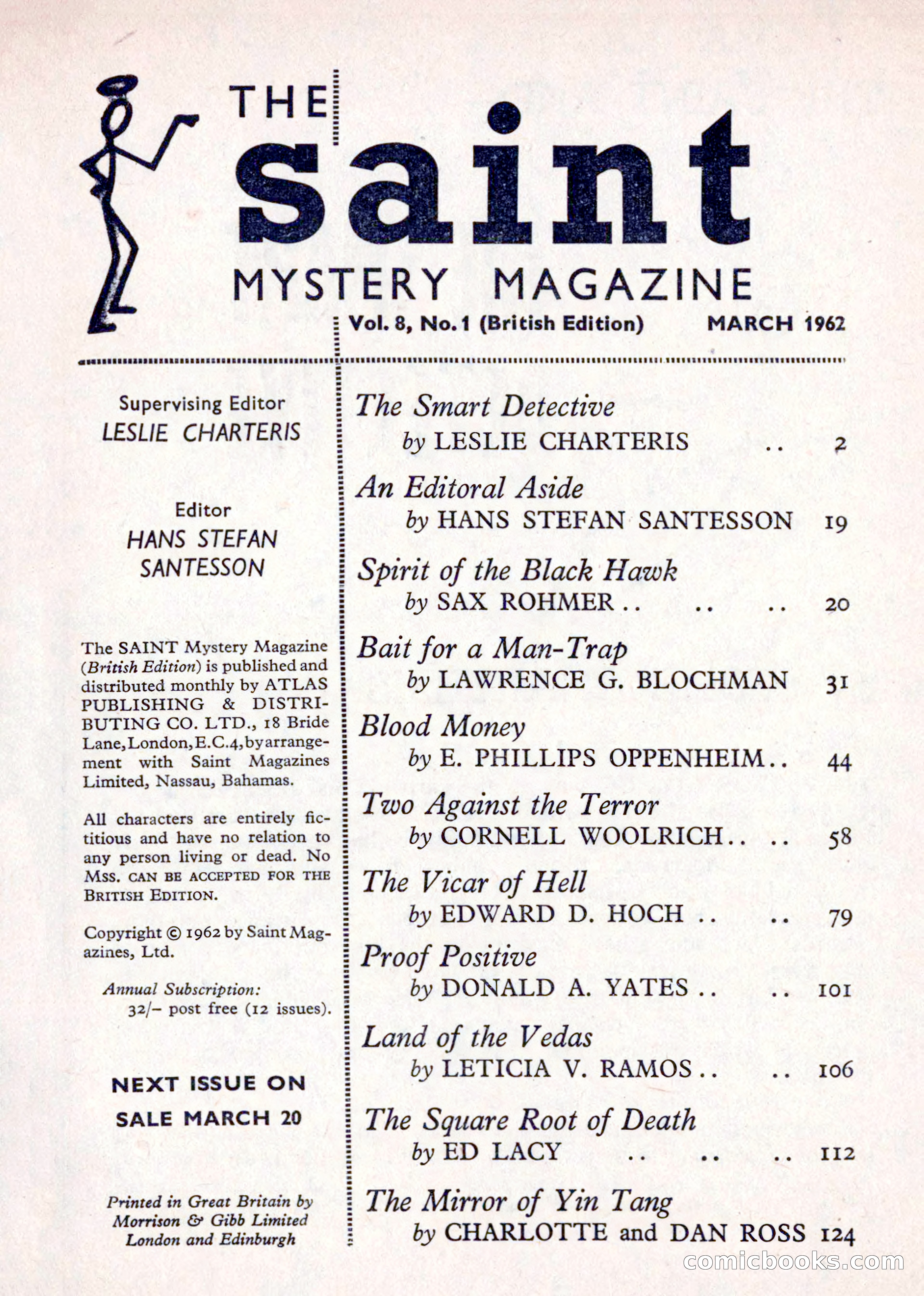 The Saint Mystery Magazine — page 3 of 132
