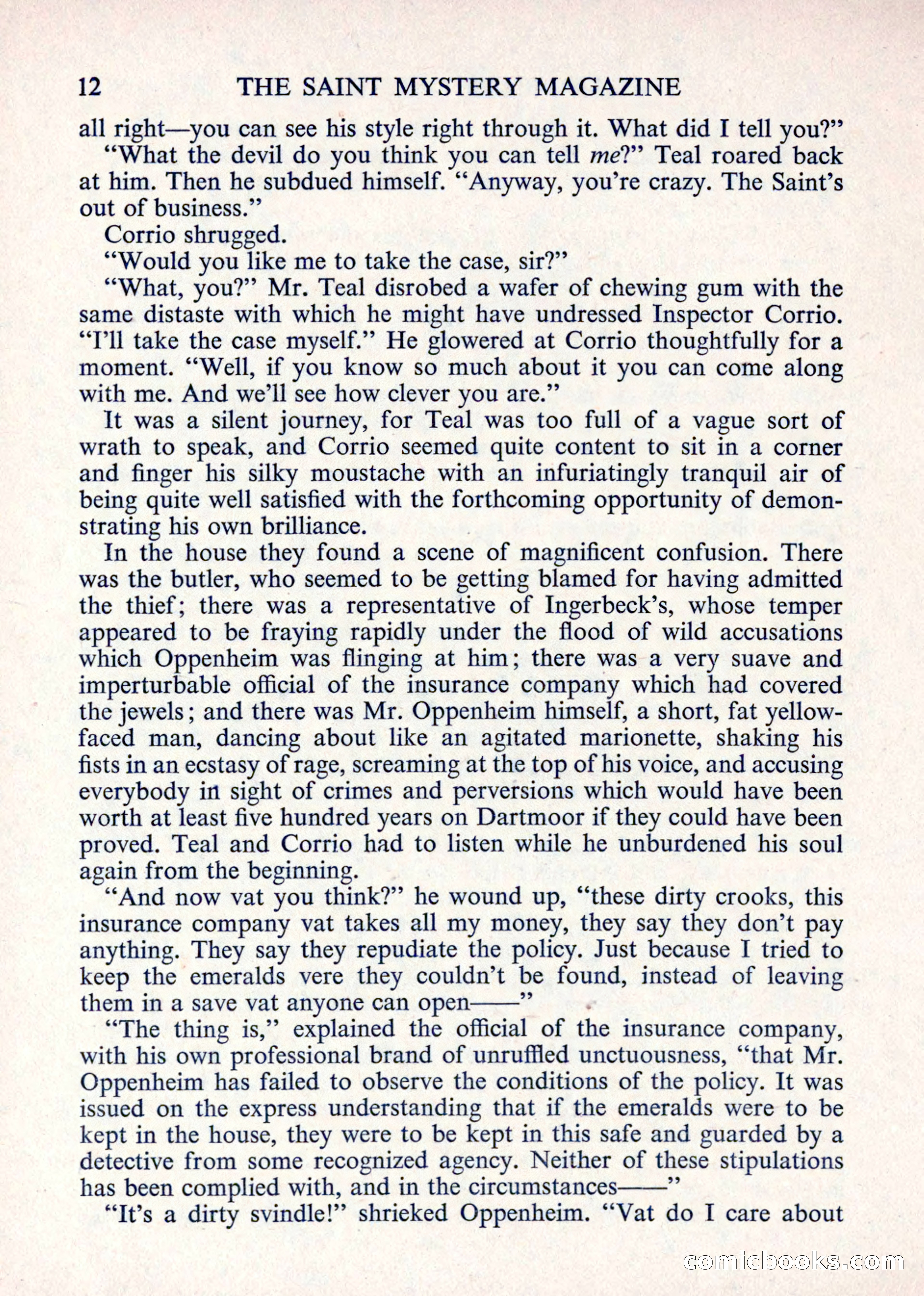 The Saint Mystery Magazine — page 14 of 132