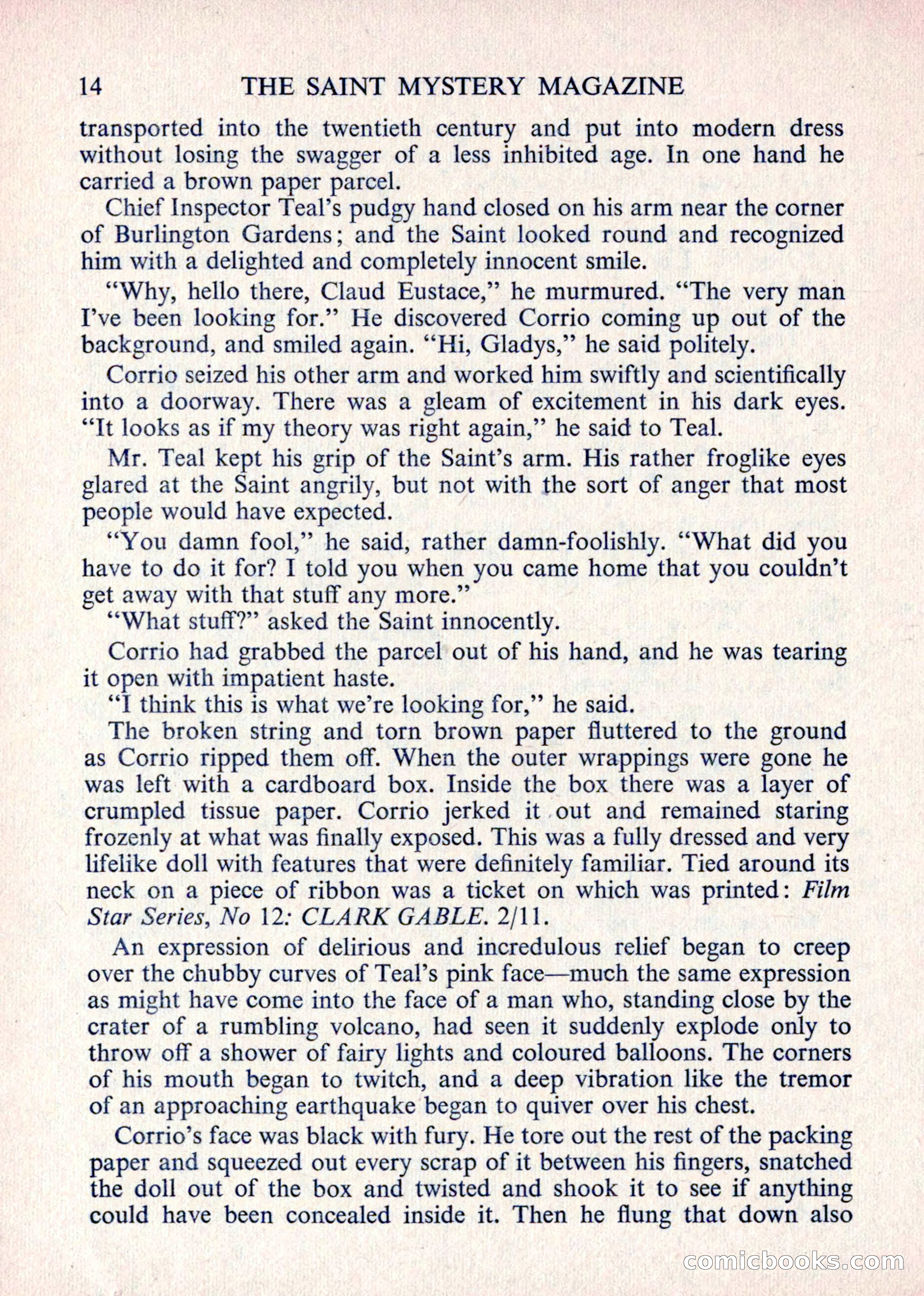 The Saint Mystery Magazine — page 16 of 132