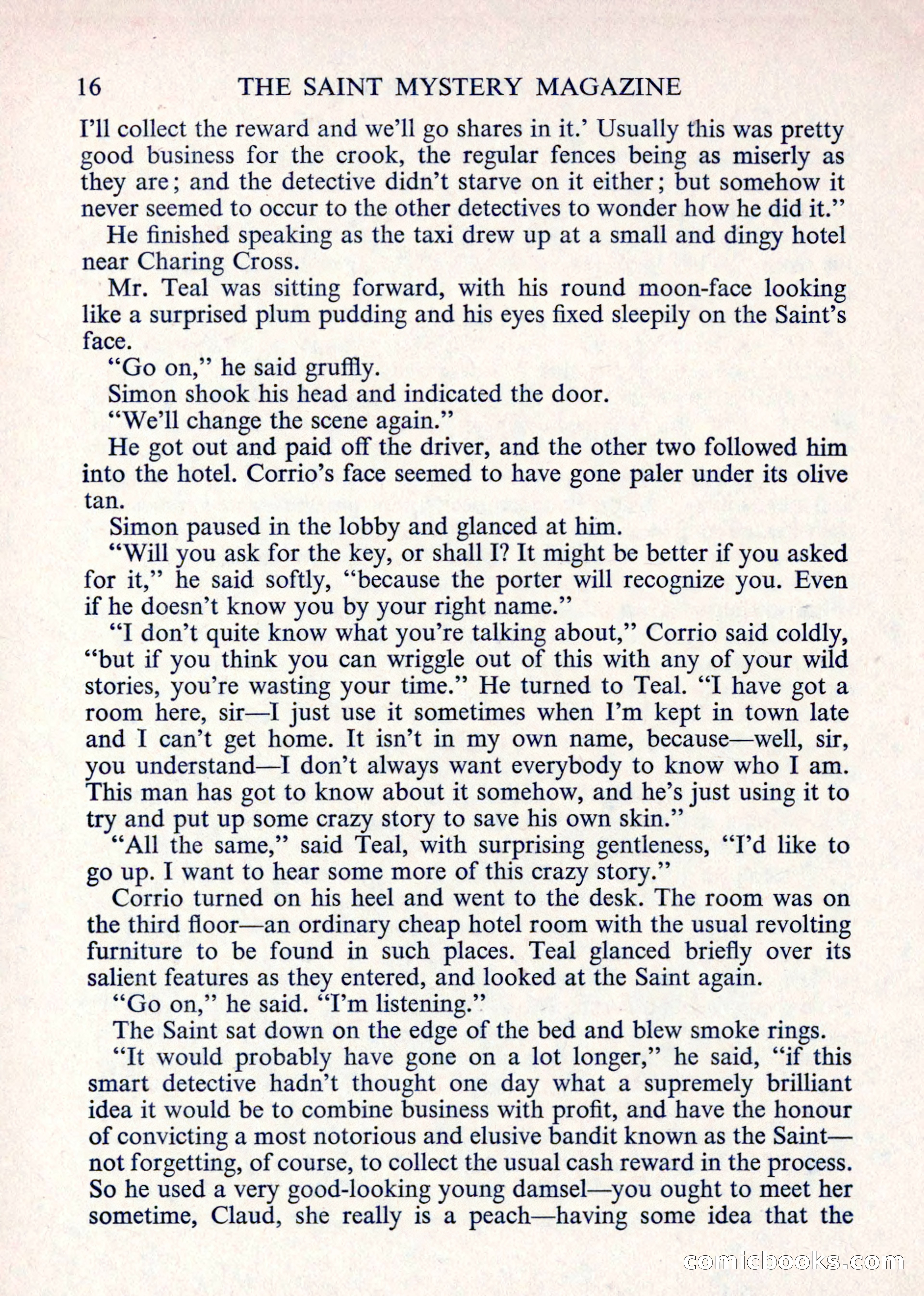 The Saint Mystery Magazine — page 18 of 132